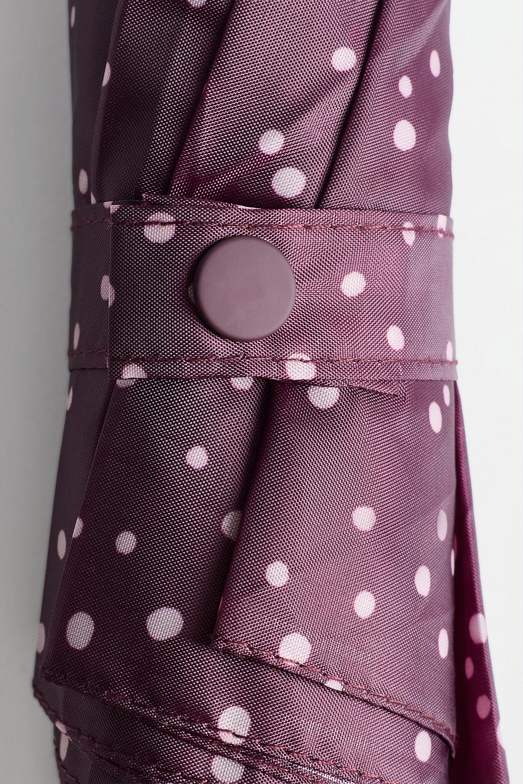 Printed umbrella — BURGUNDY