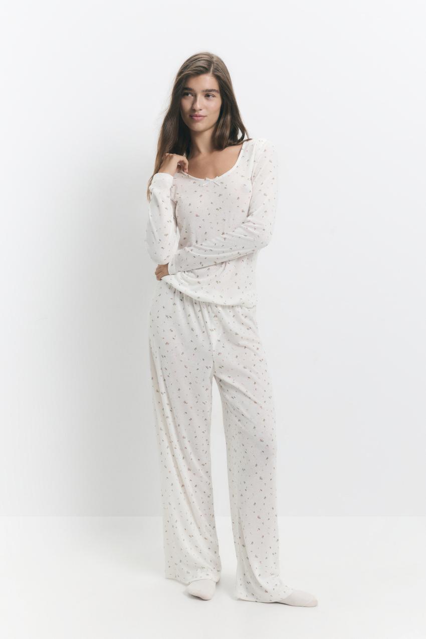 Pijama pointelle Pijamas ROPA INTERIOR PIJAMAS Mujer