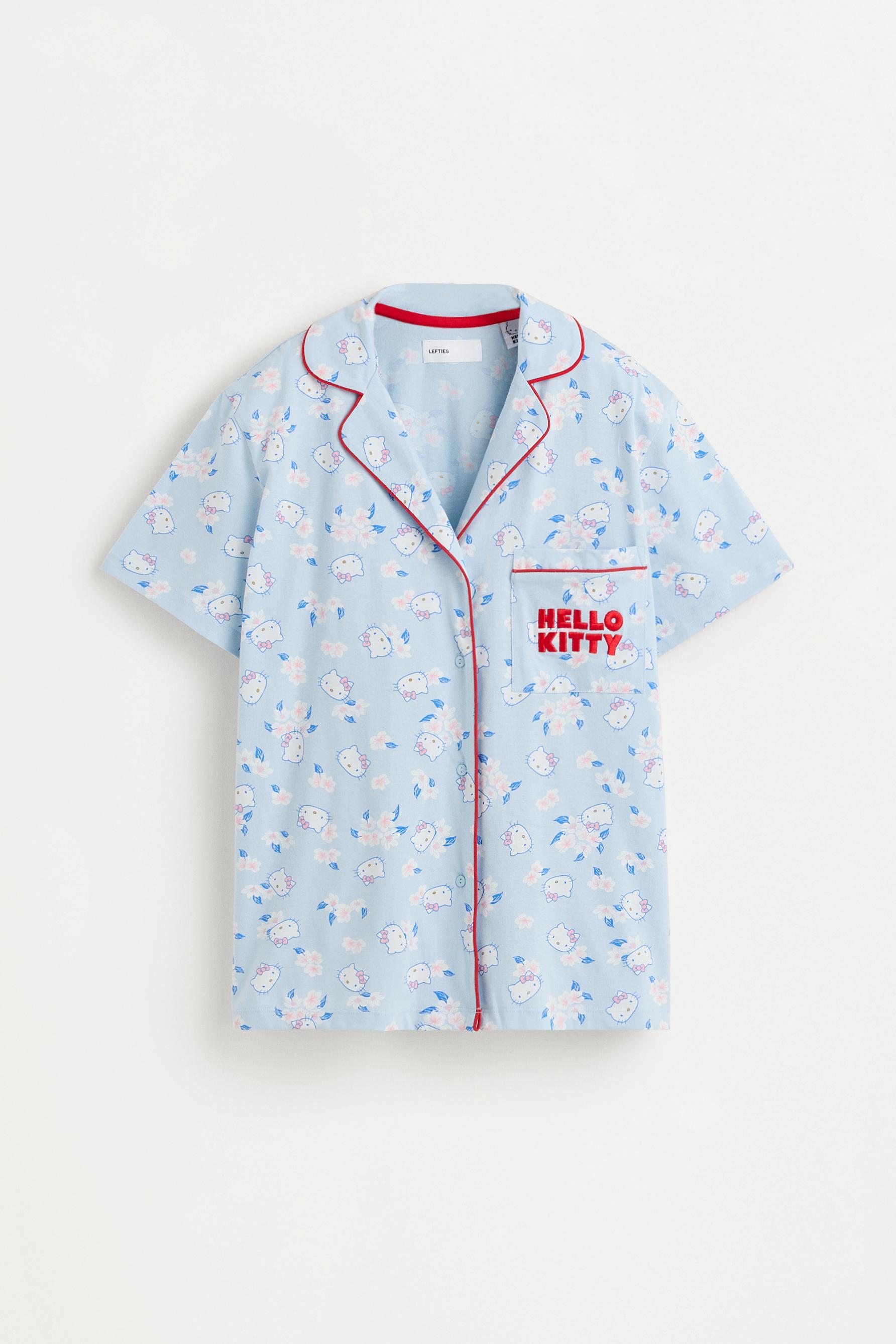 Hello Kitty ©SANRIO short pyjama shirt — PALE BLUE