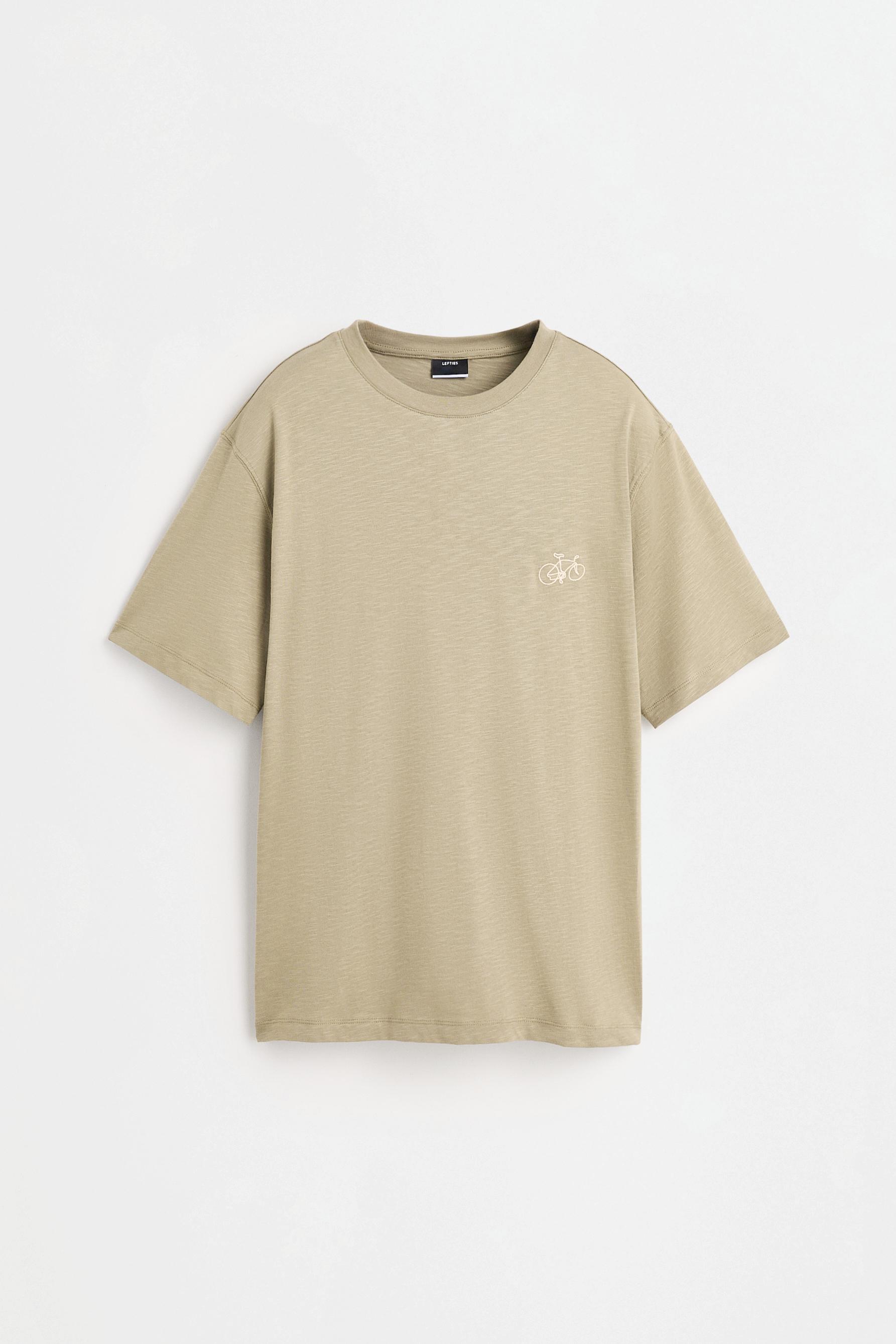 Embroidered T-shirt — PALE GREEN