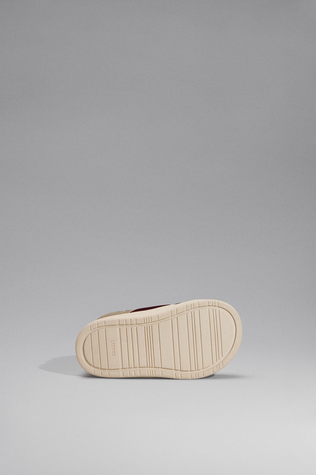 High-top sneaker — BEIGE