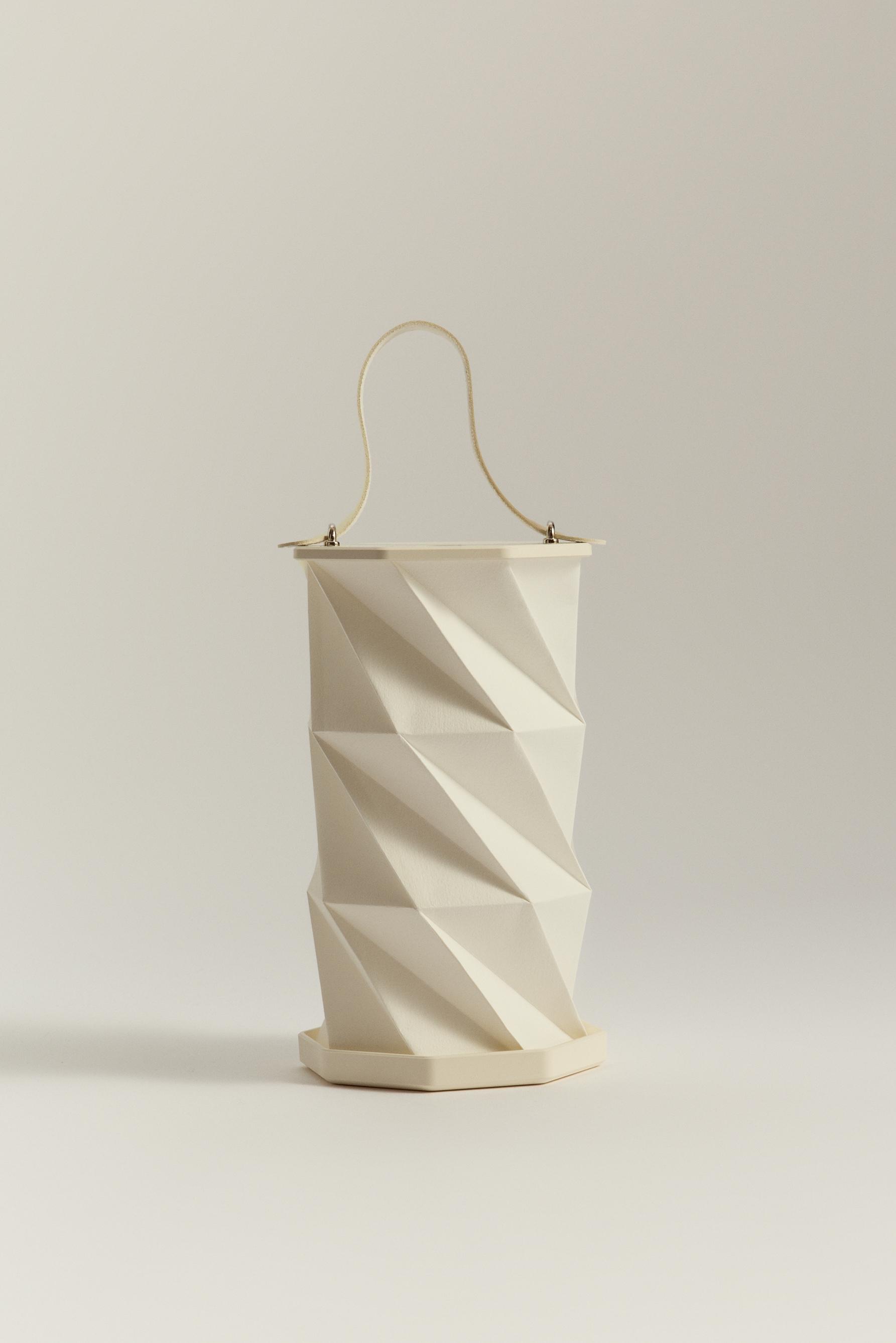 Lámpara plegable efecto papel