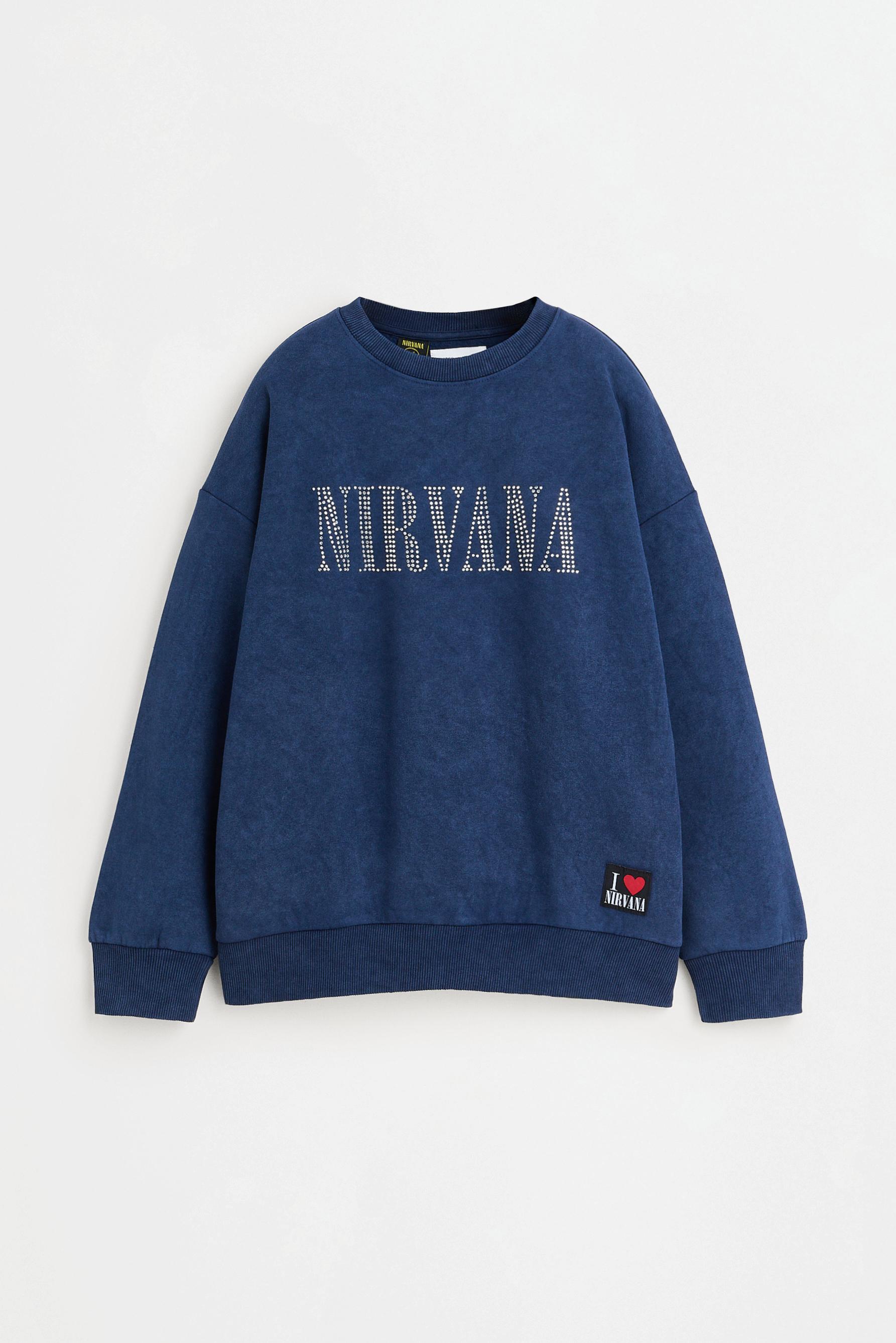 Sudadera Nirvana tachas