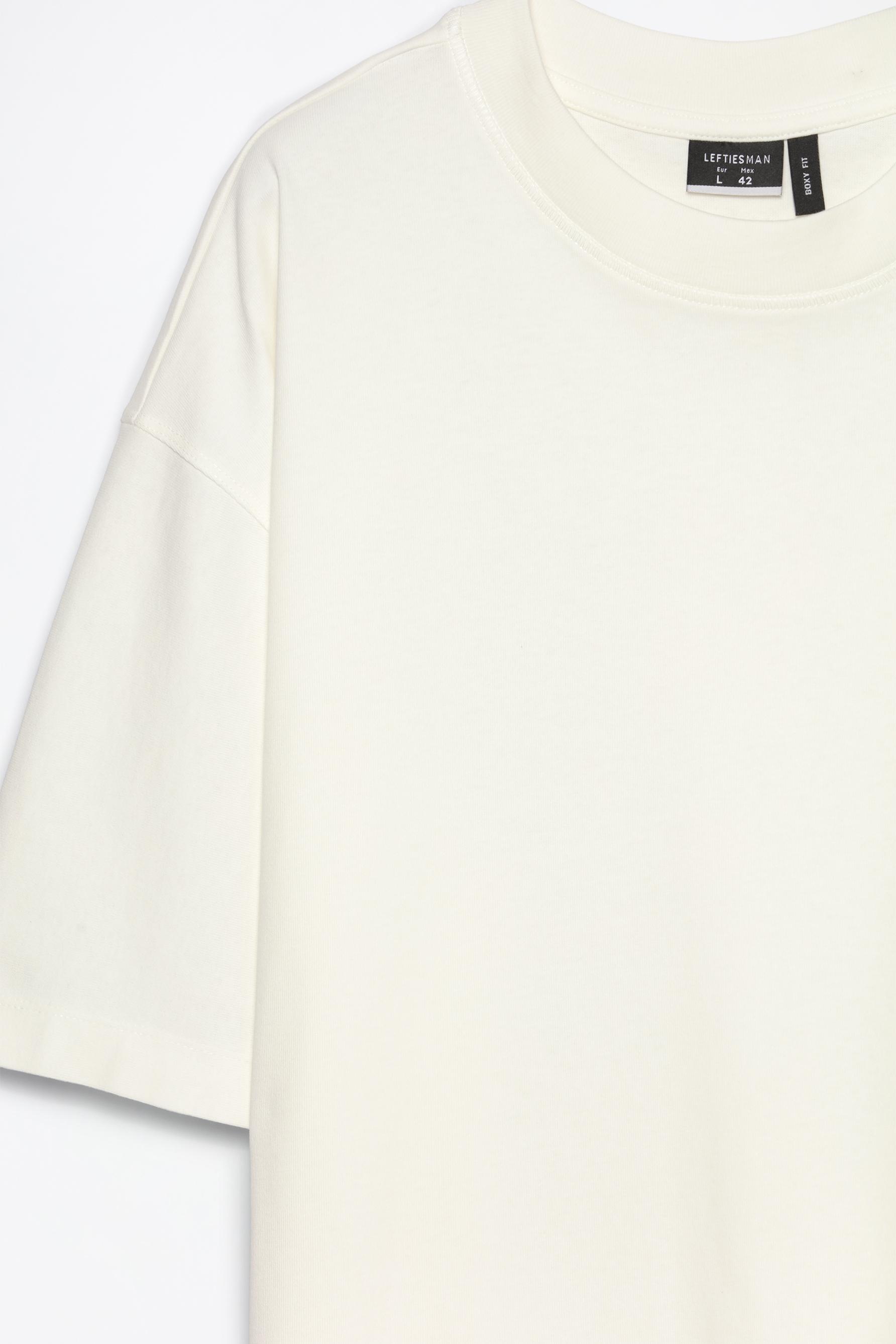 Oversize boxy fit T-shirt — WHITE