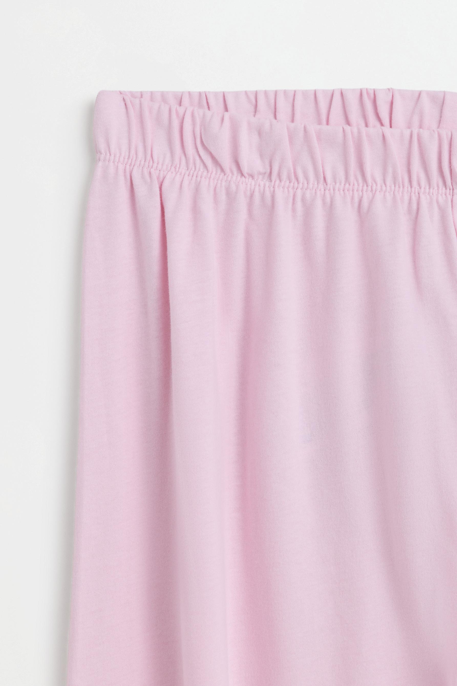 Long printed pyjamas — PALE MAUVE