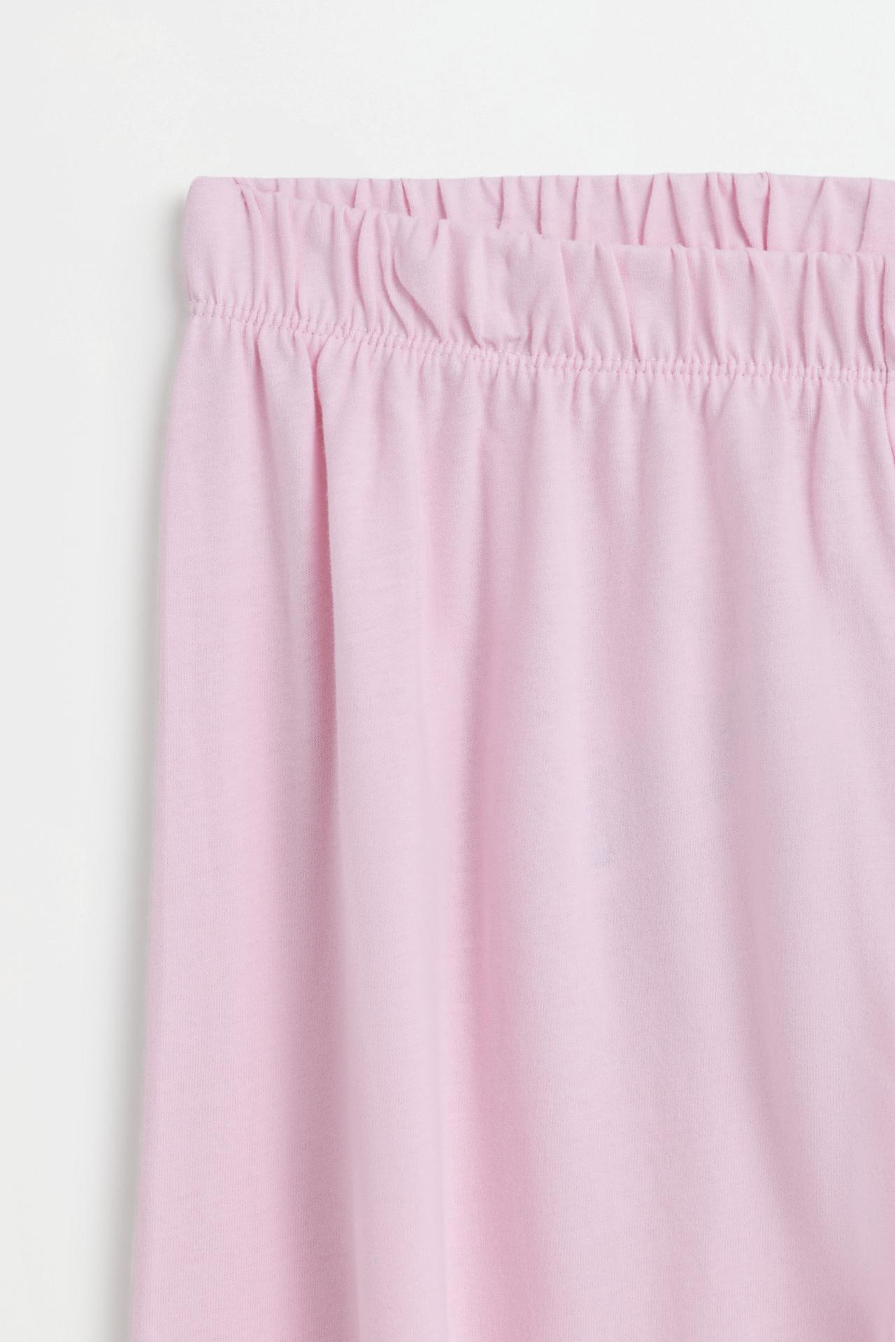 Long printed pyjamas — PALE MAUVE