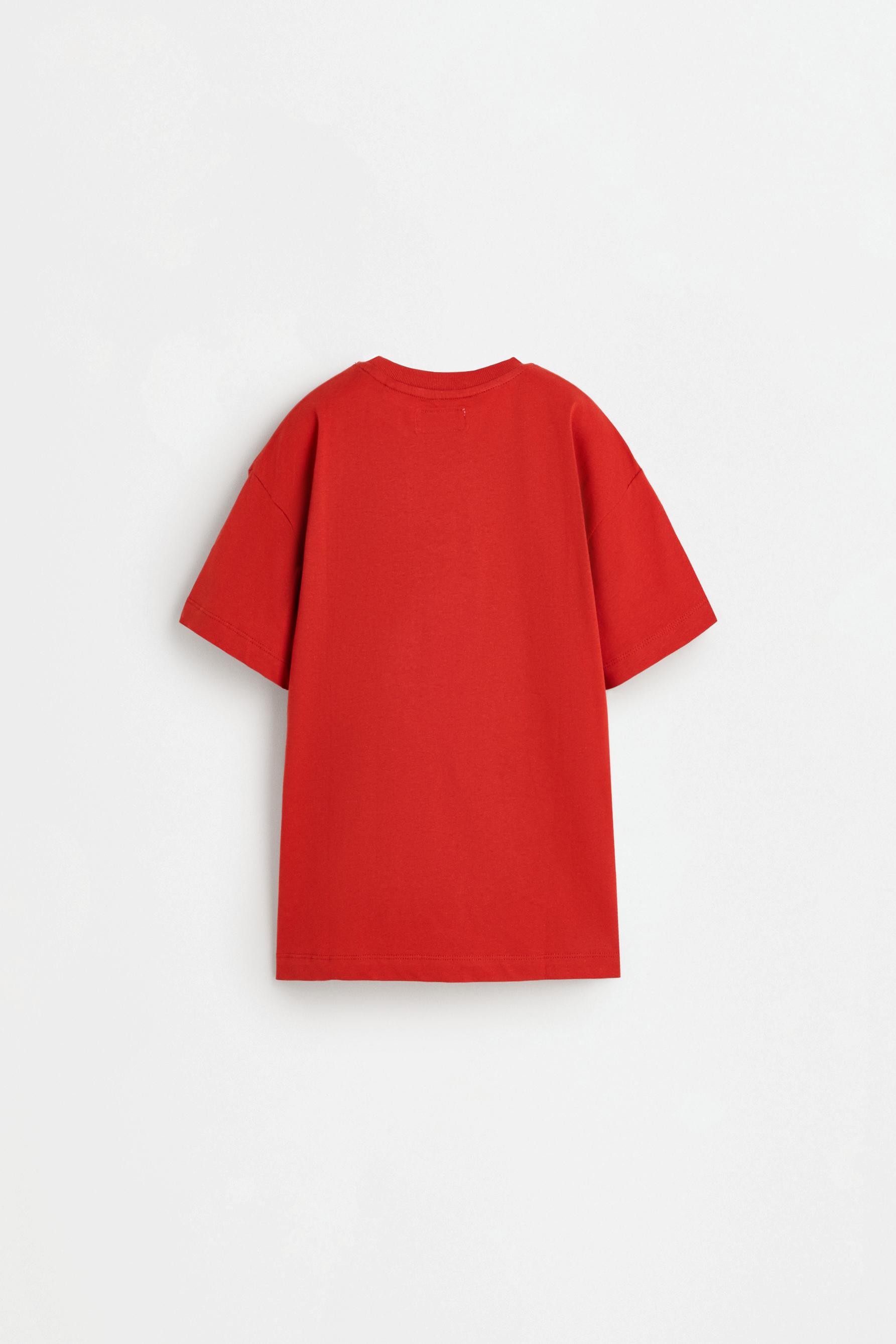 Printed T-shirt — ORANGE