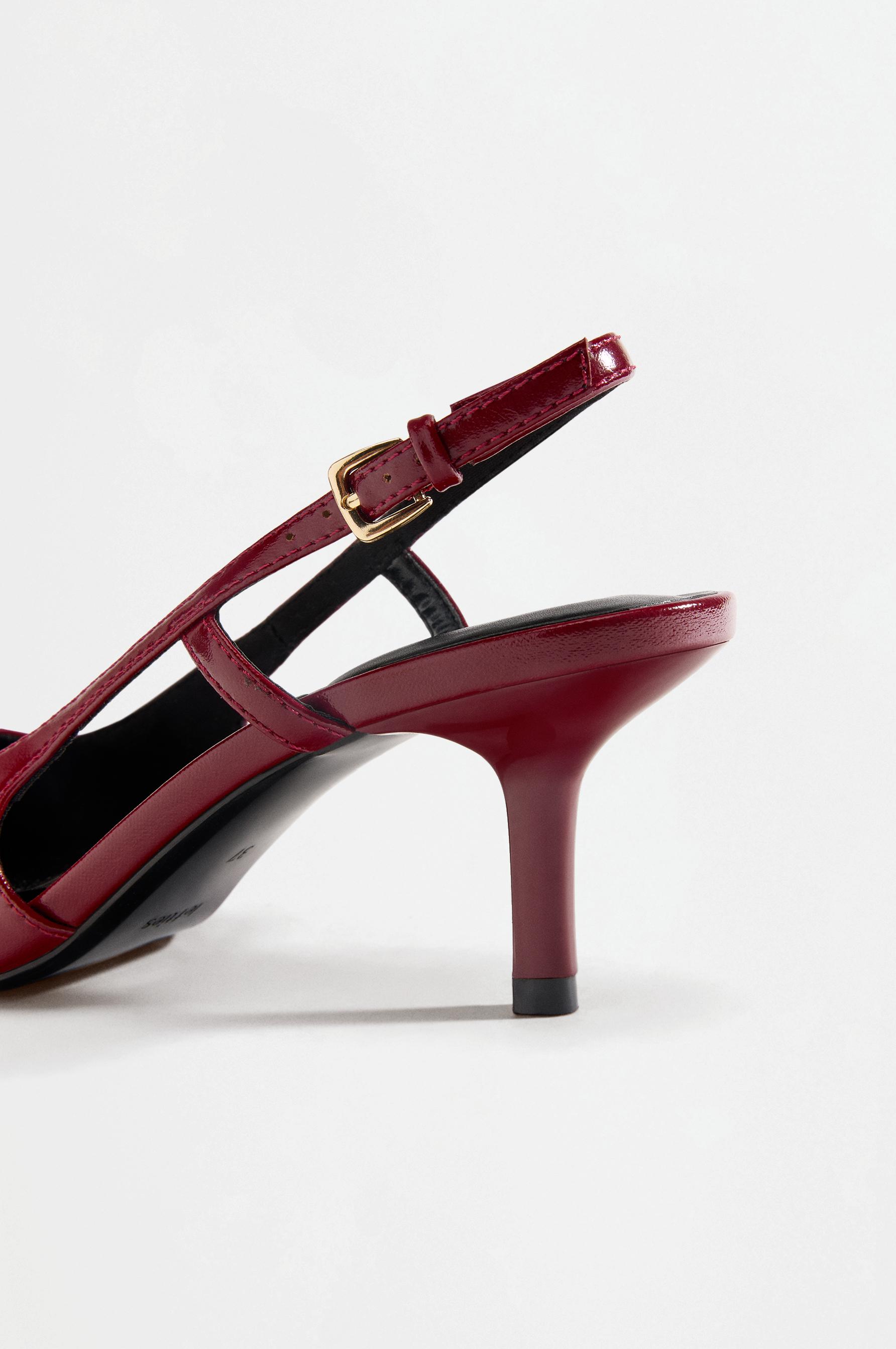 Slingback heels — RED