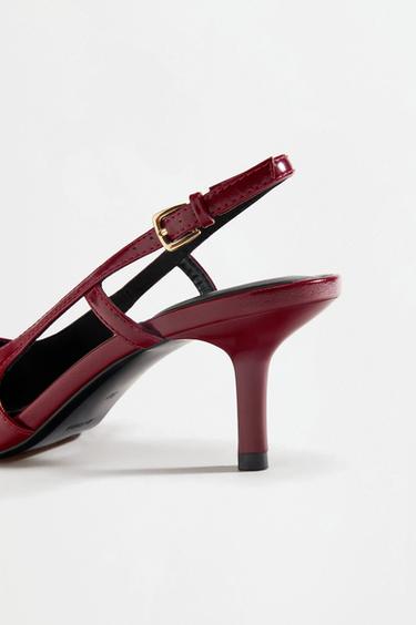 Slingback heels — RED 3