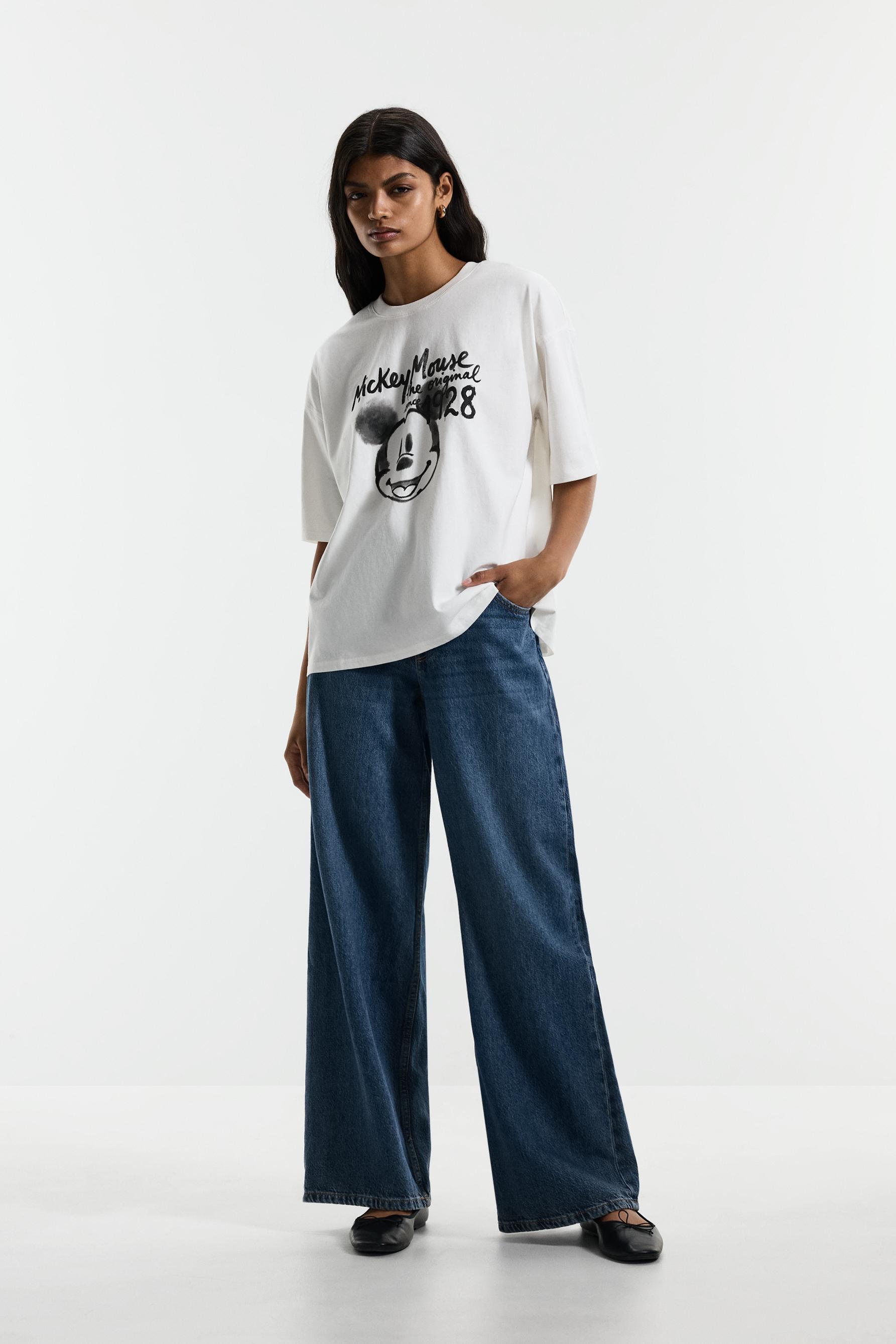 Mickey Mouse ©Disney oversize T-shirt — WHITE