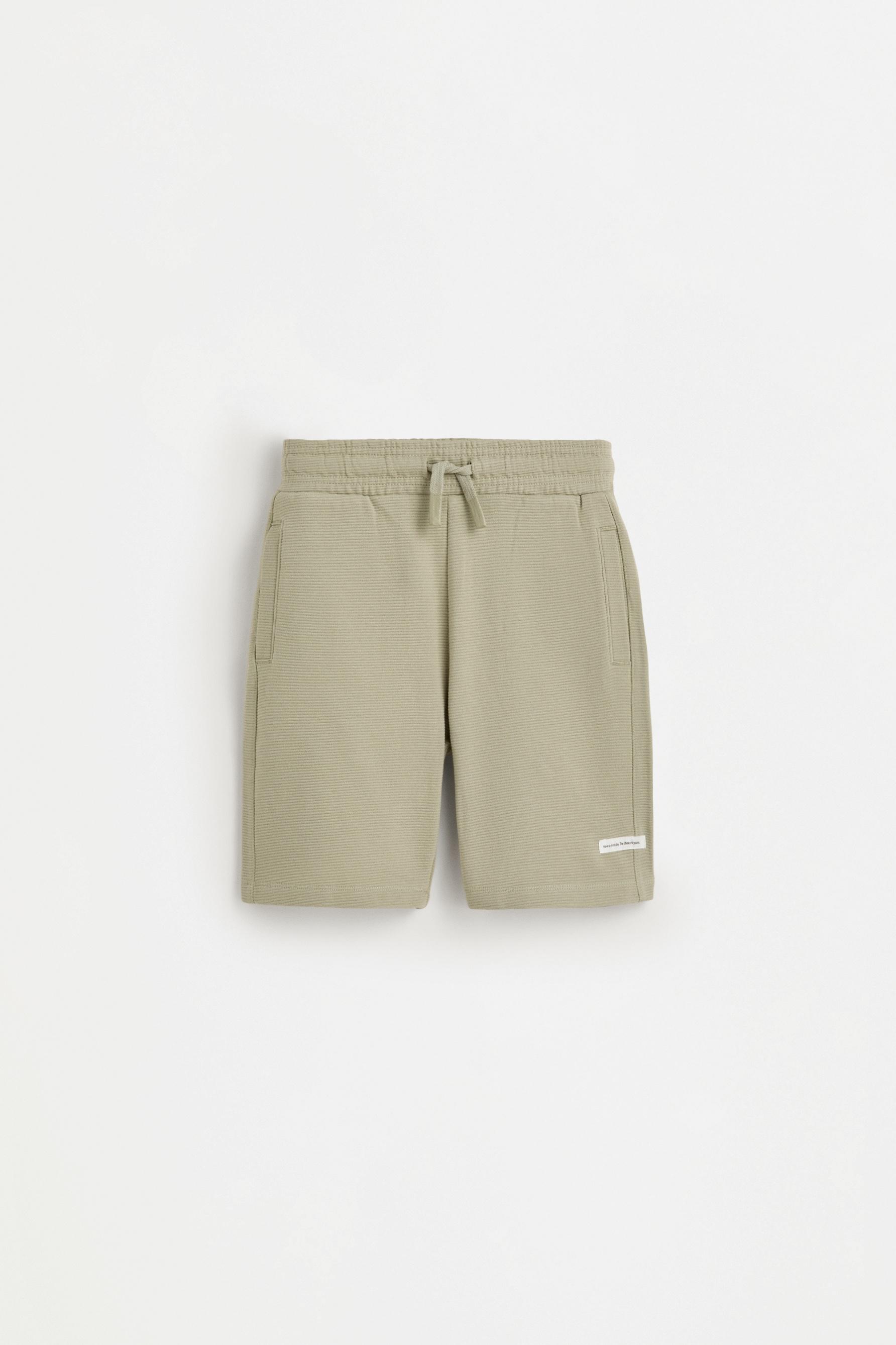 Ottoman Bermuda shorts — PALE KHAKI