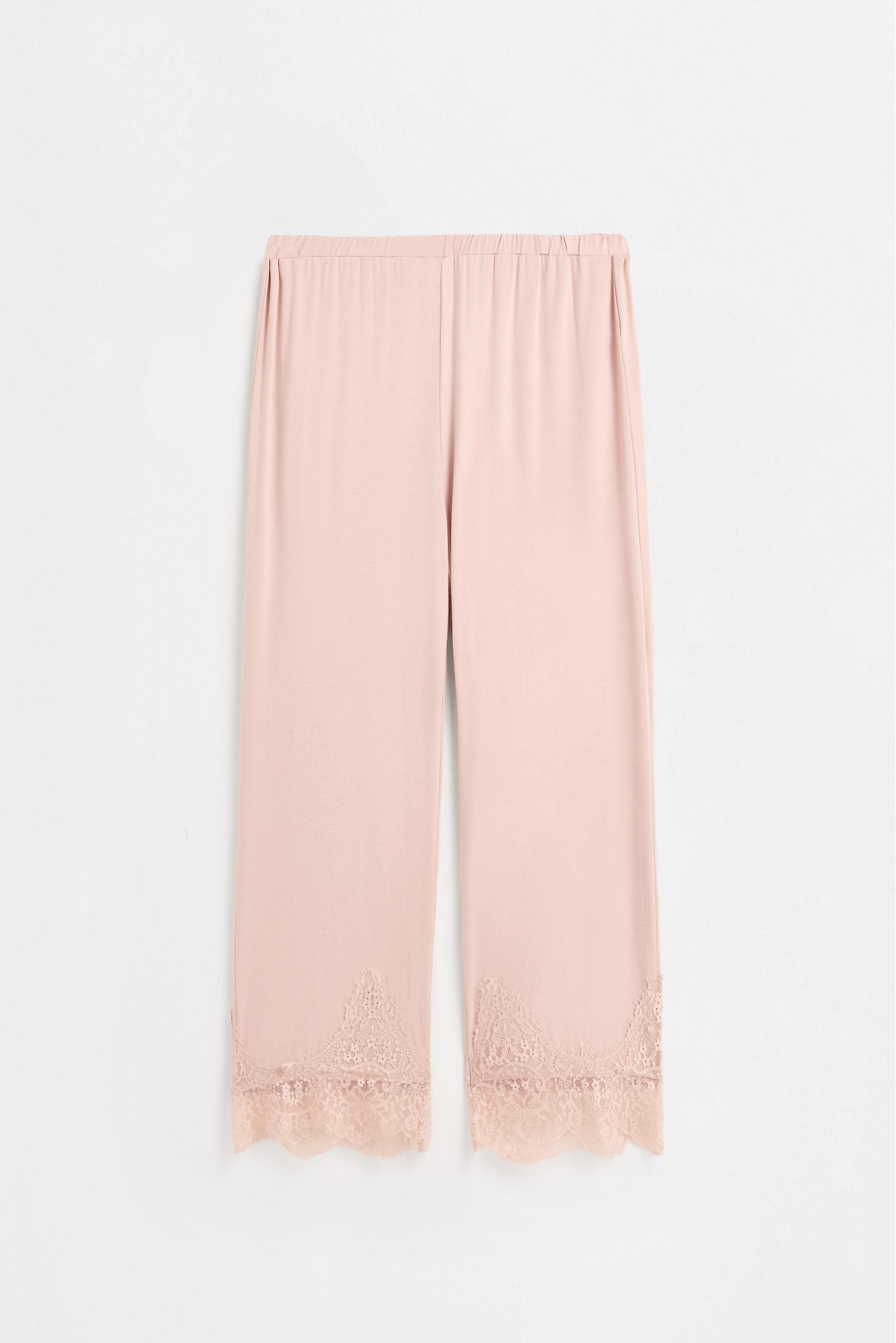 Long lace pyjamas — PINK