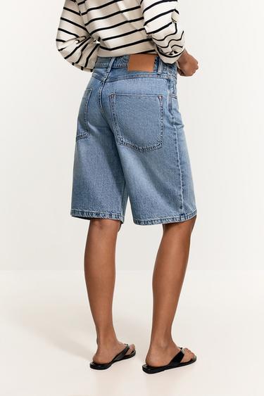Denim Bermuda shorts — PALE INDIGO 4