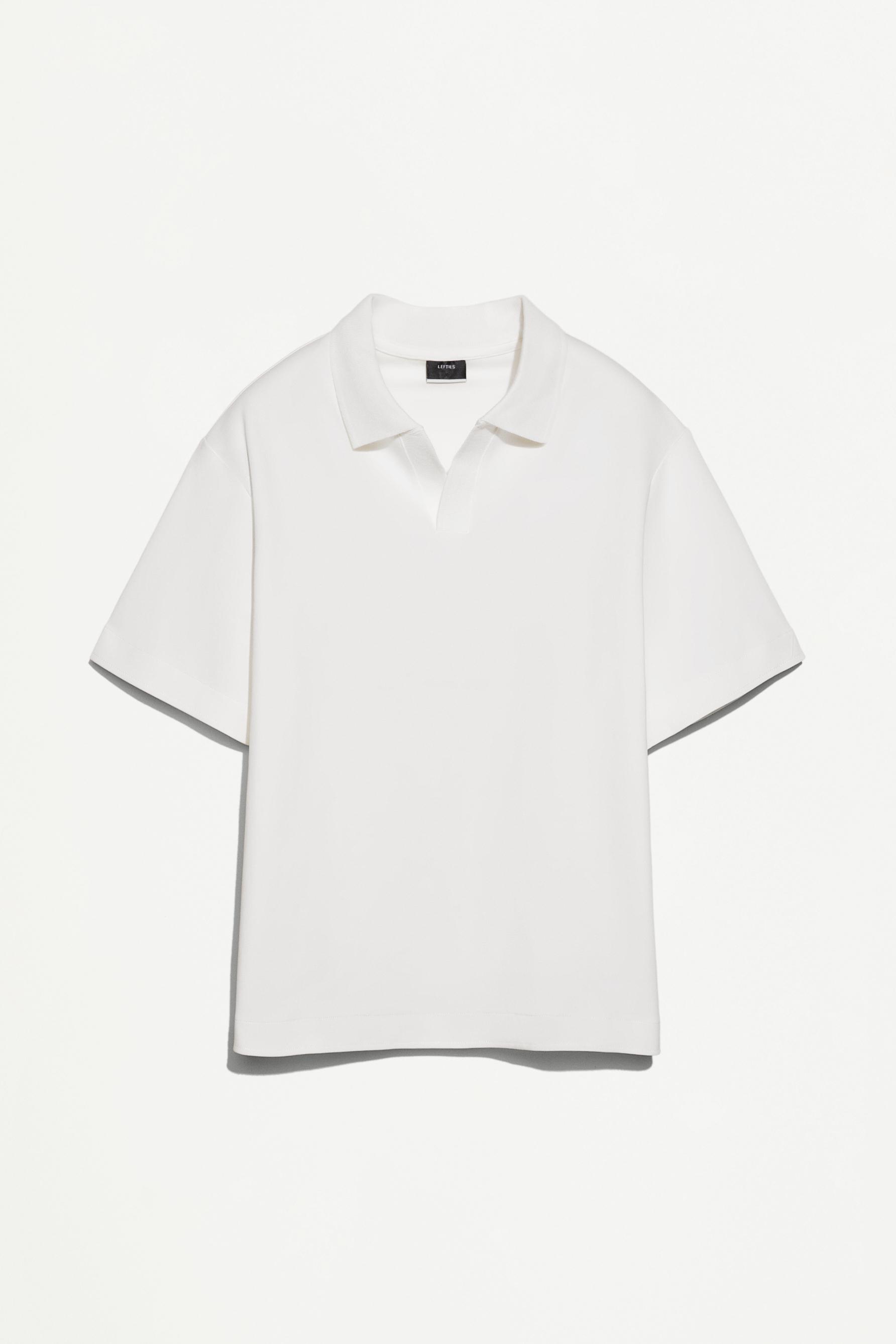 Interlock polo shirt — OFF WHITE