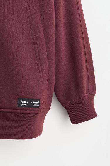 Zip-up hoodie — WINE 4