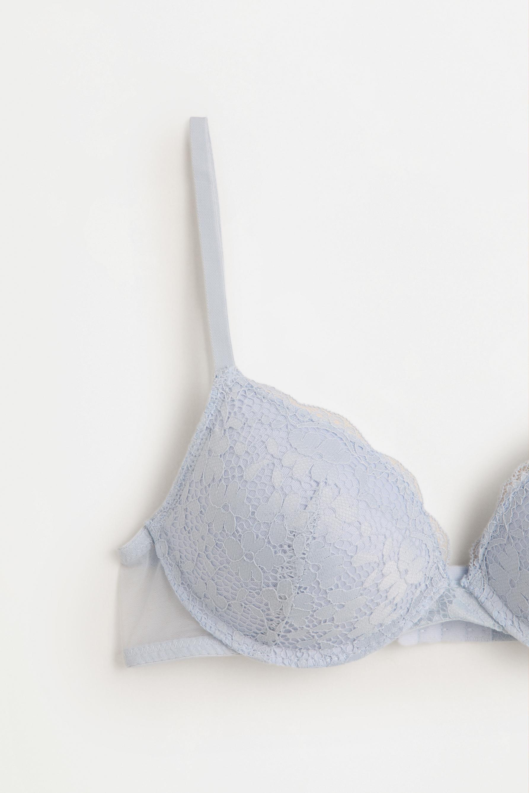 Classic lace bra — SKY BLUE