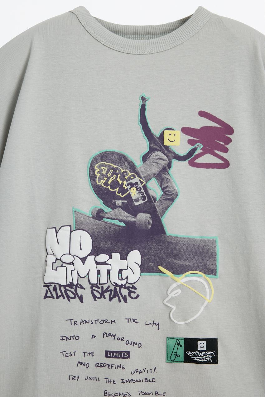 Skater print t-shirt PARIS SAINT-GERMAIN X LEFTIES Man