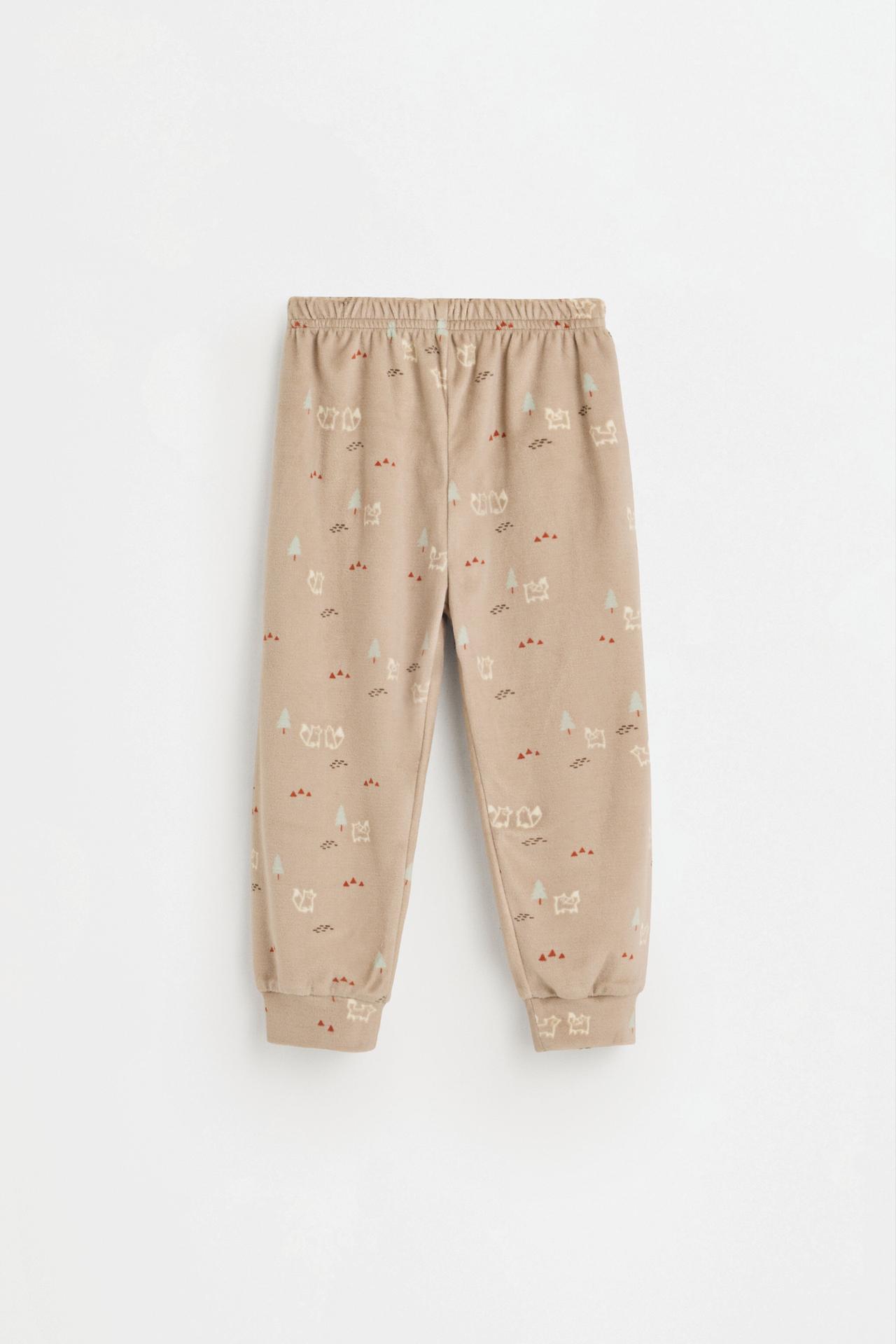 Printed velvety pyjamas — OCHRE