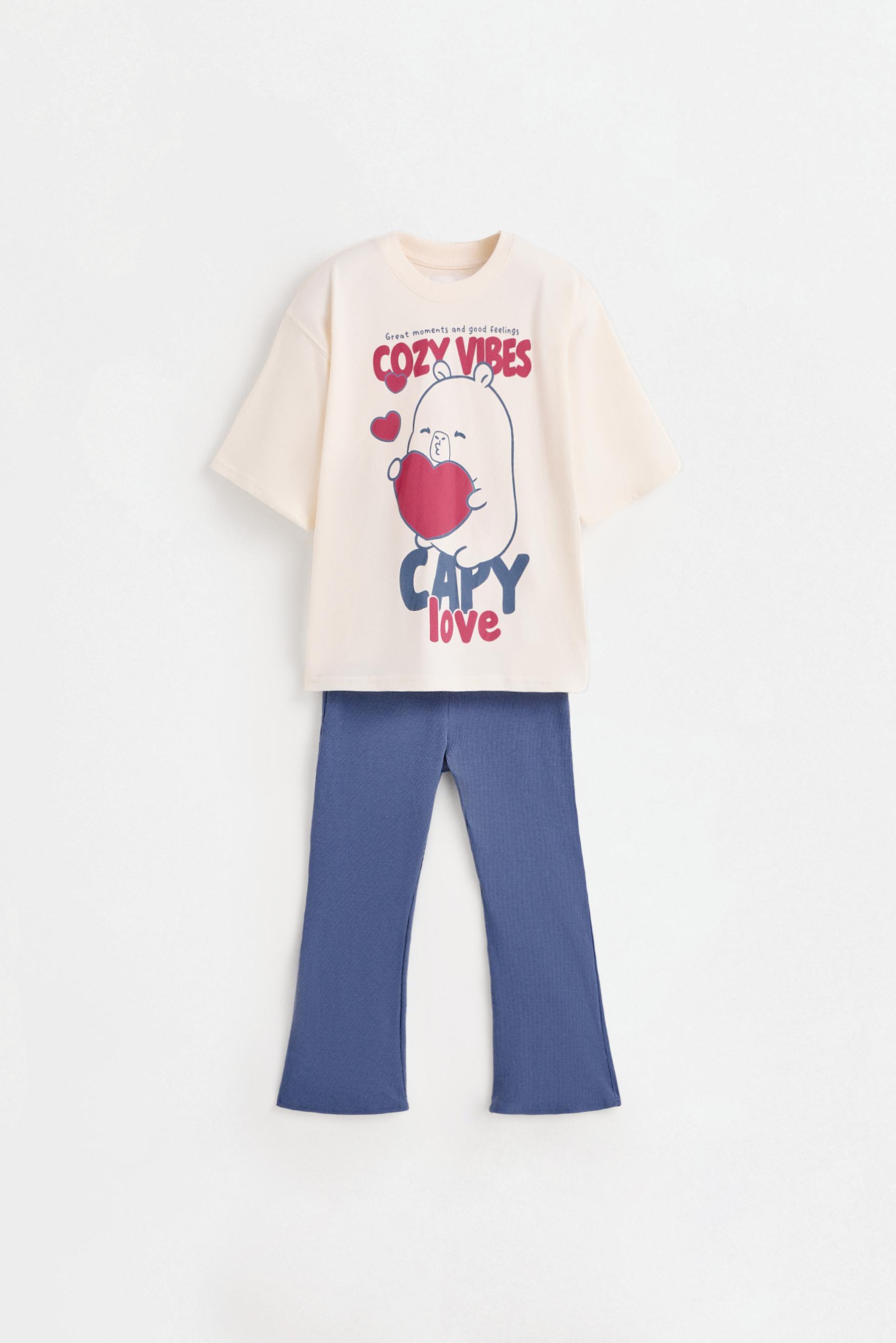 Set Capybara CAPYFUN© camiseta y legging flare