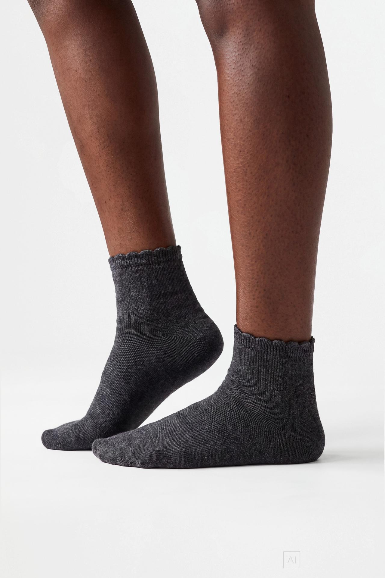 Ankle socks (7-pack) — GREY TONES