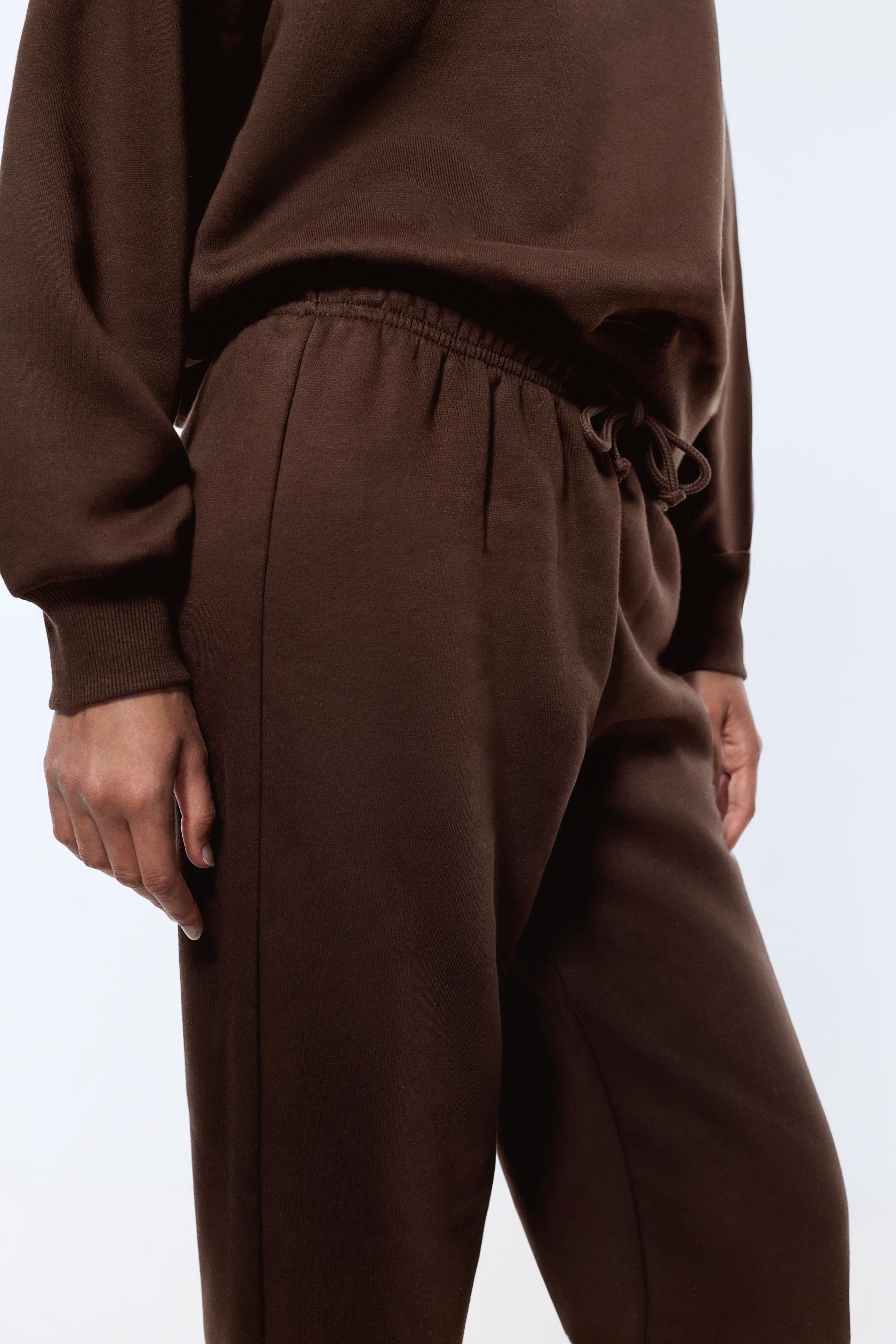Tracksuit bottoms — CHOCOLATE BROWN