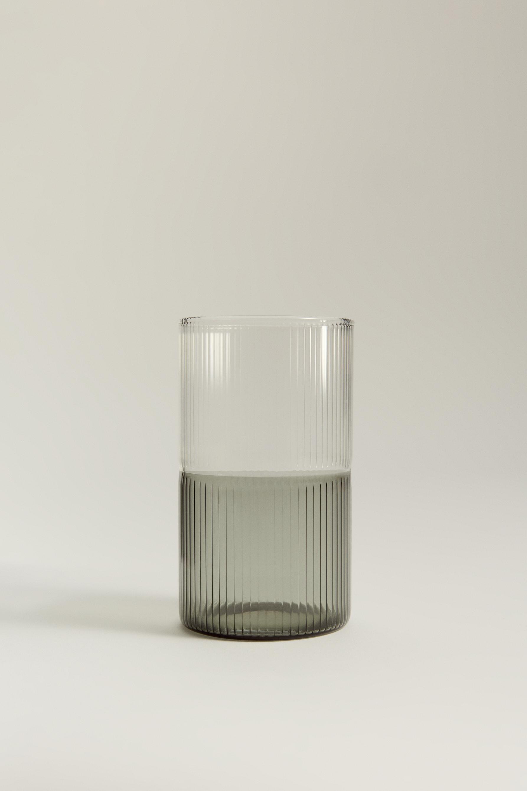 Vaso relieve borosilicato 325 ml