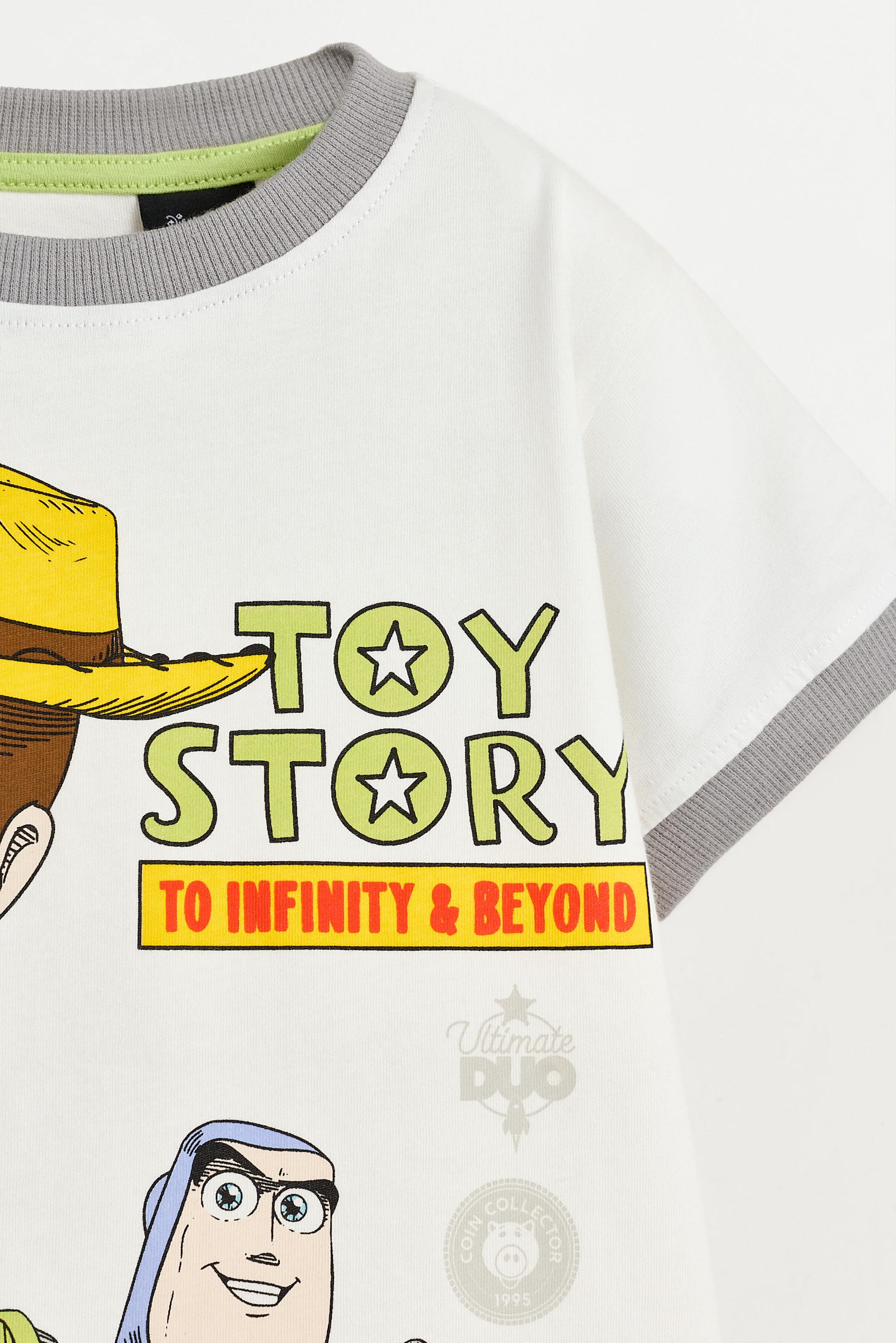 Toy Story ©Disney T-shirt and Bermuda shorts set — WHITE