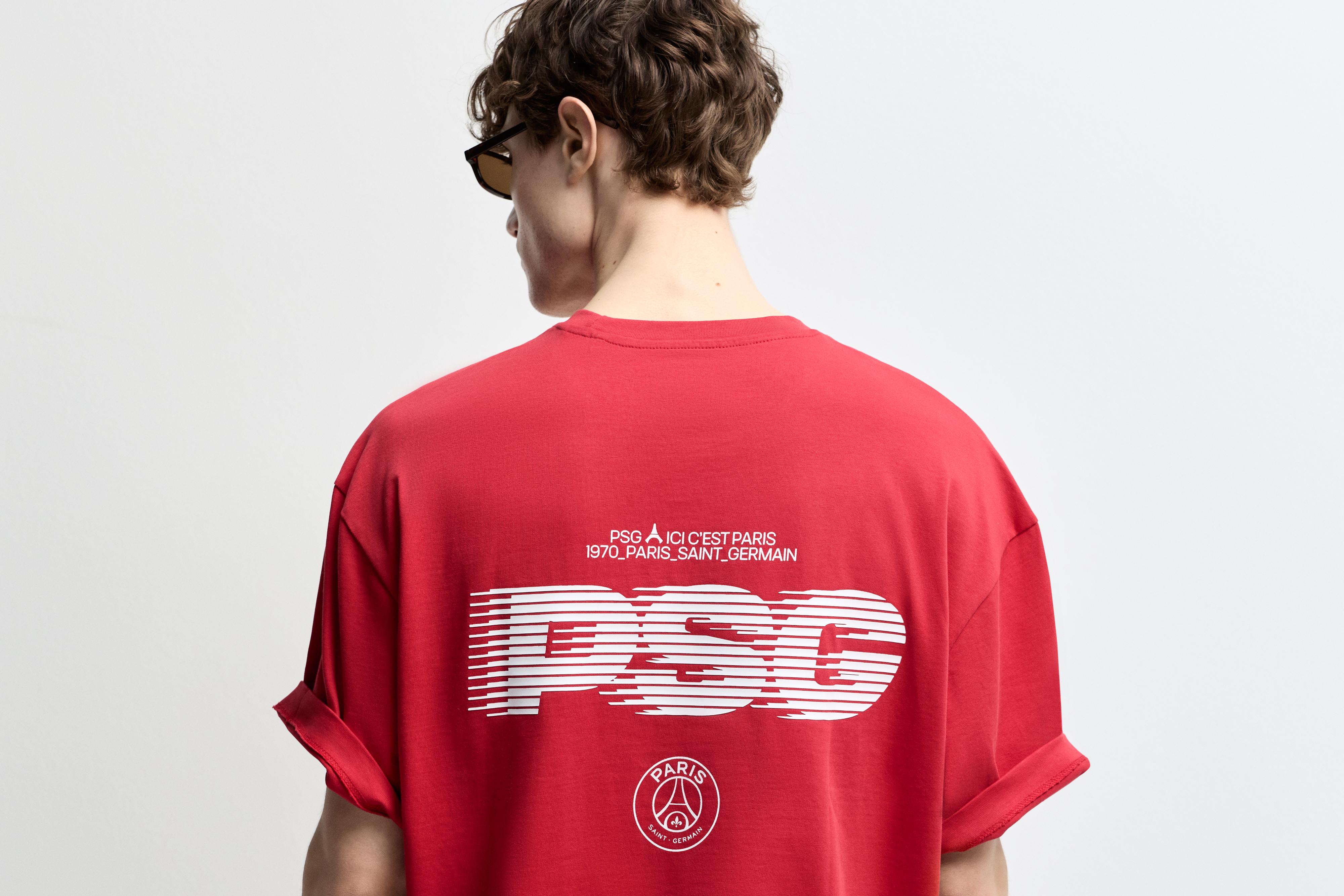 Paris Saint-Germain x Lefties printed T-shirt — BRIGHT RED