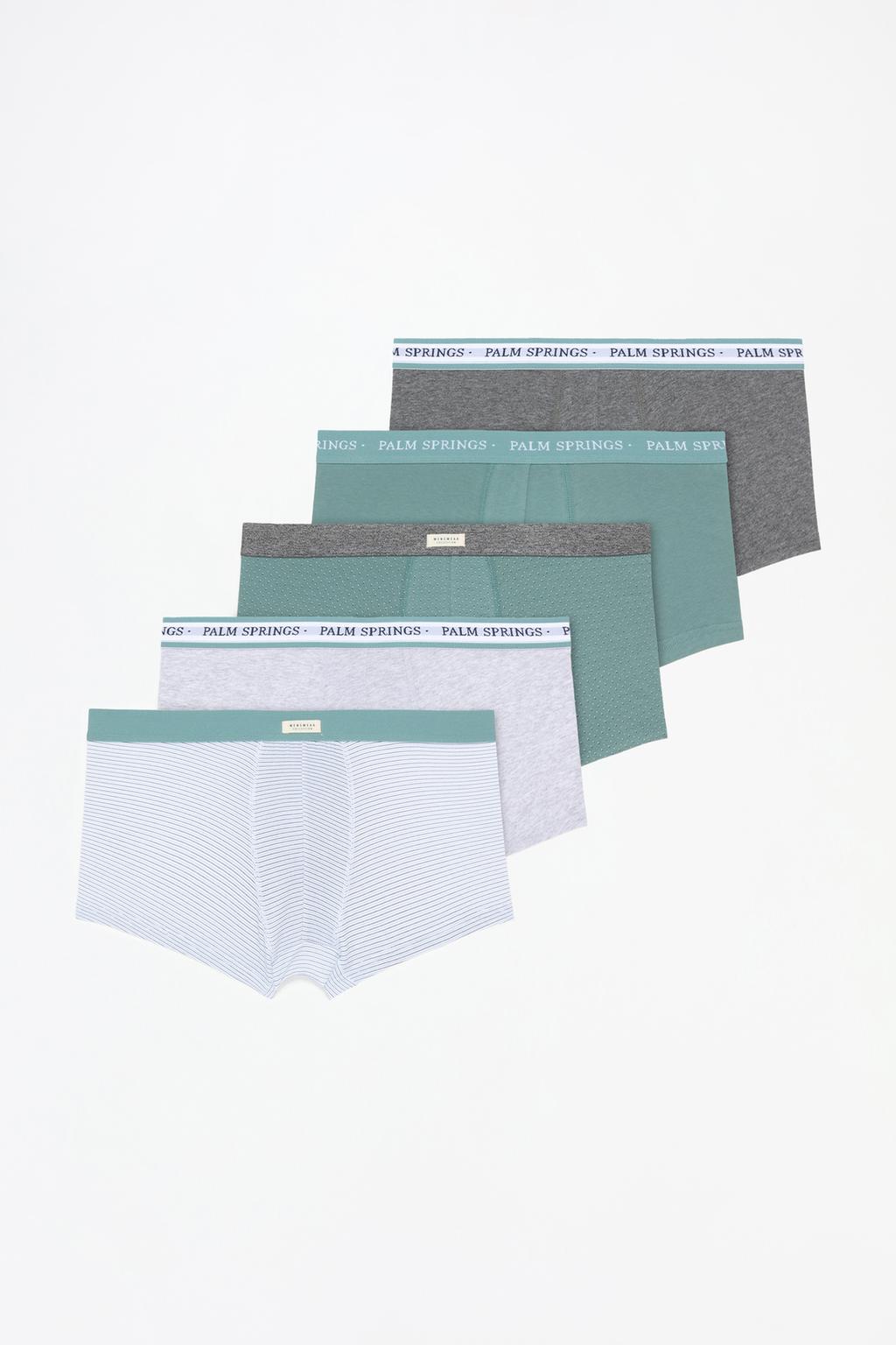 5-pack of plain boxers