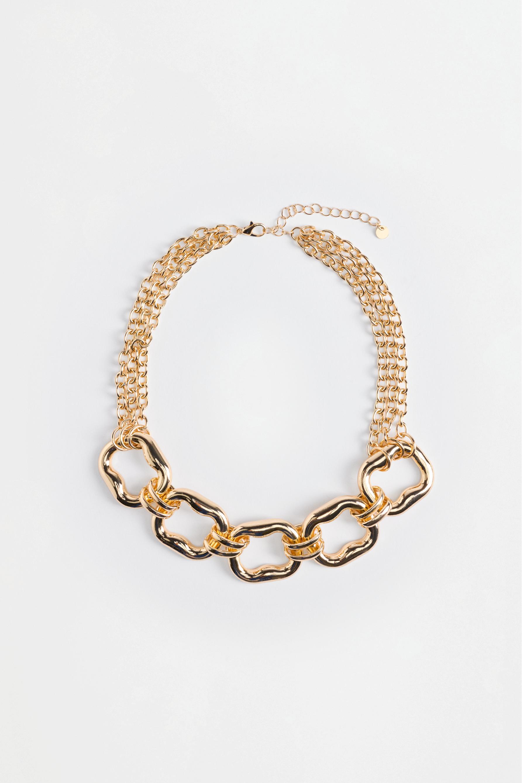 Gold link necklace — GOLD