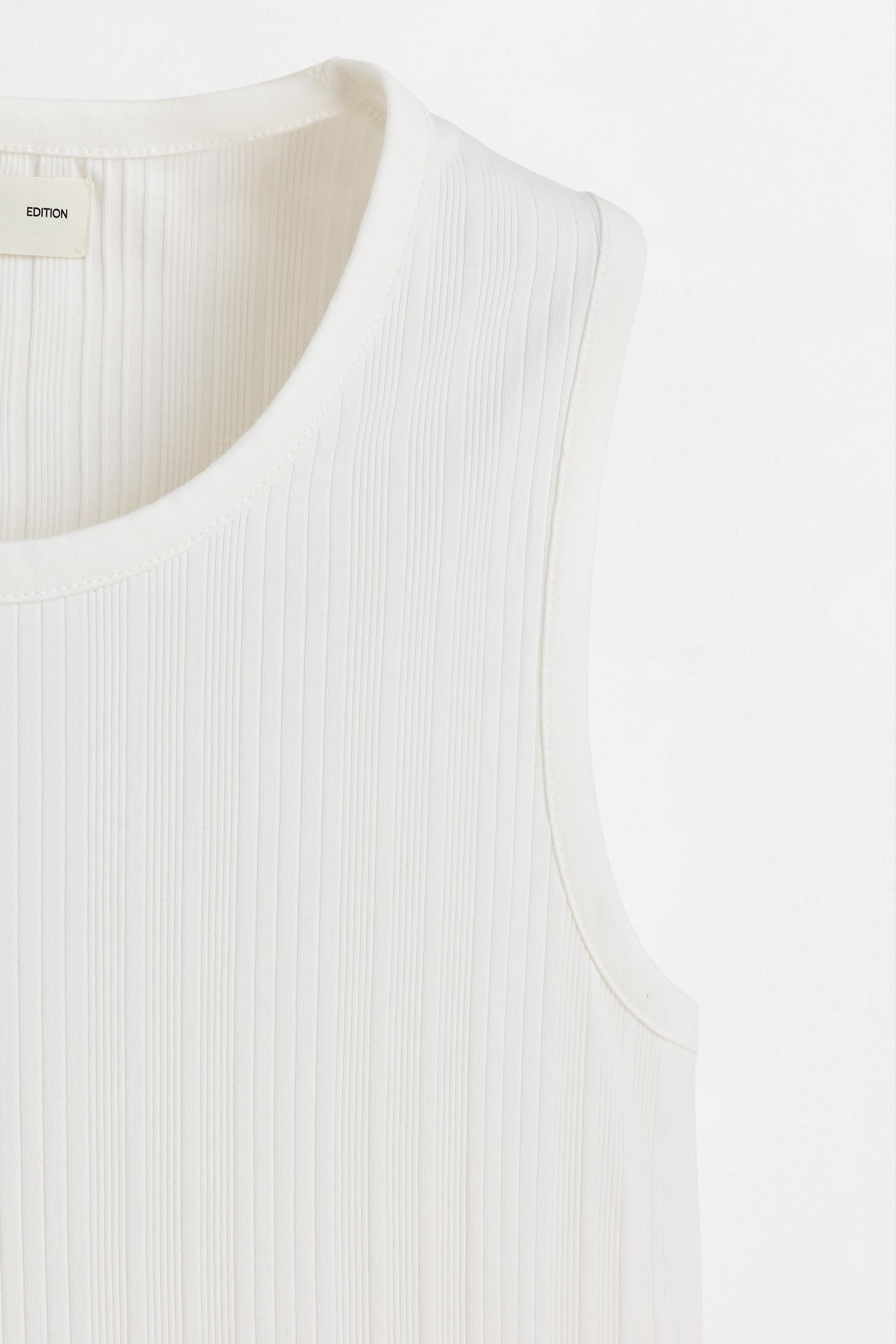 Ribbed strappy top — BUTTER