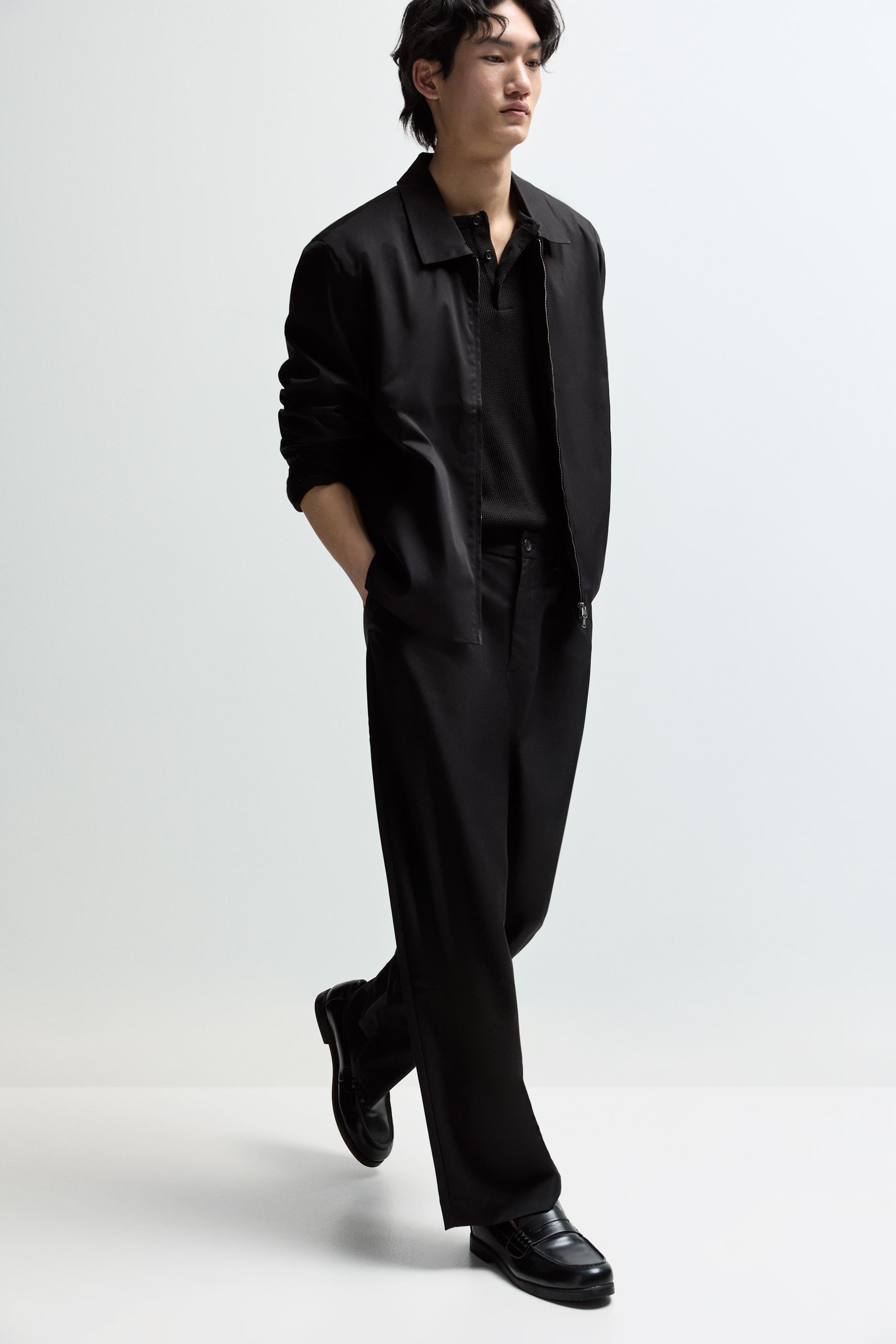 Tailored Penny Loafers — BLACK