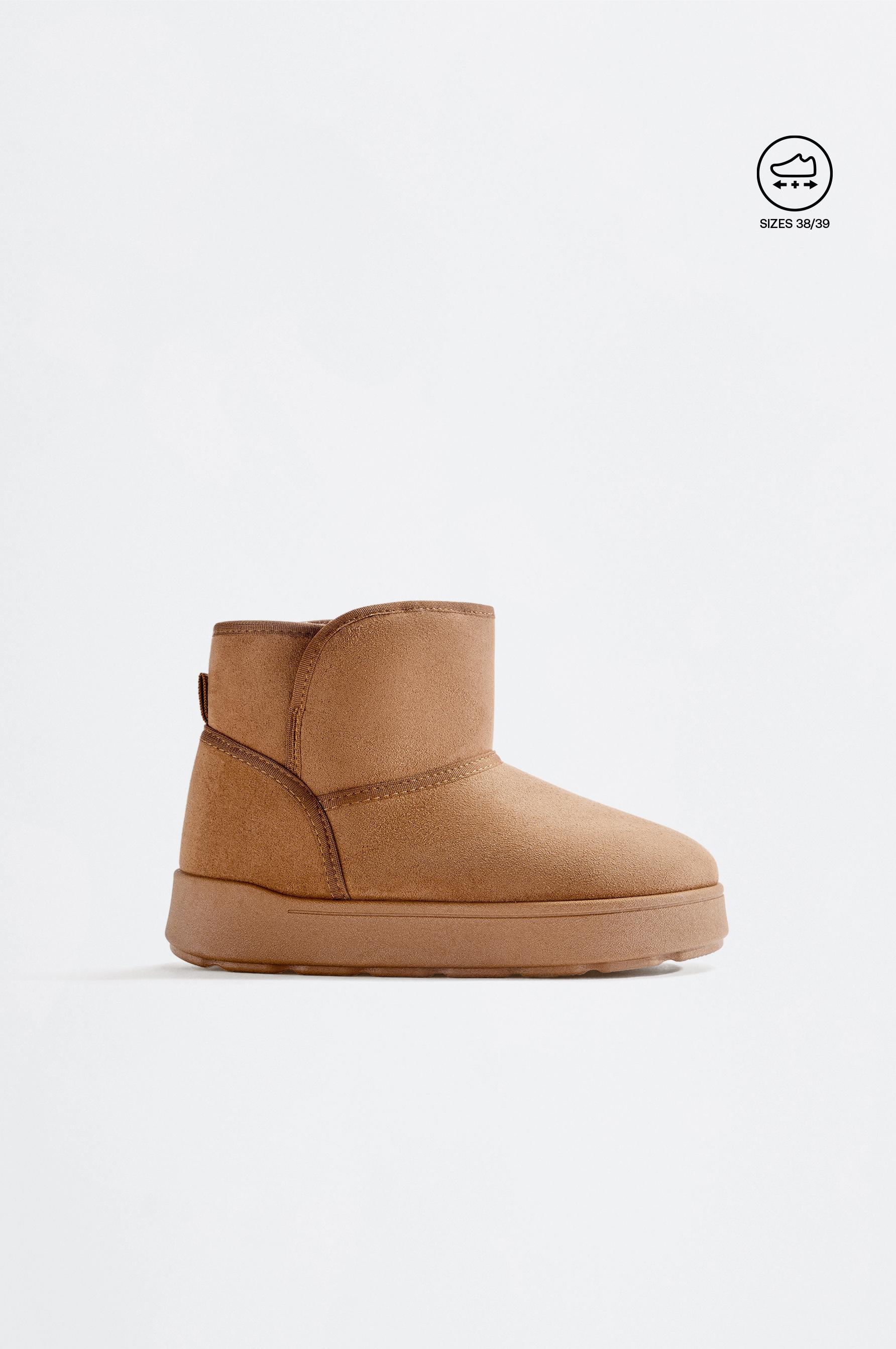 Lined ankle boot — LEATHER