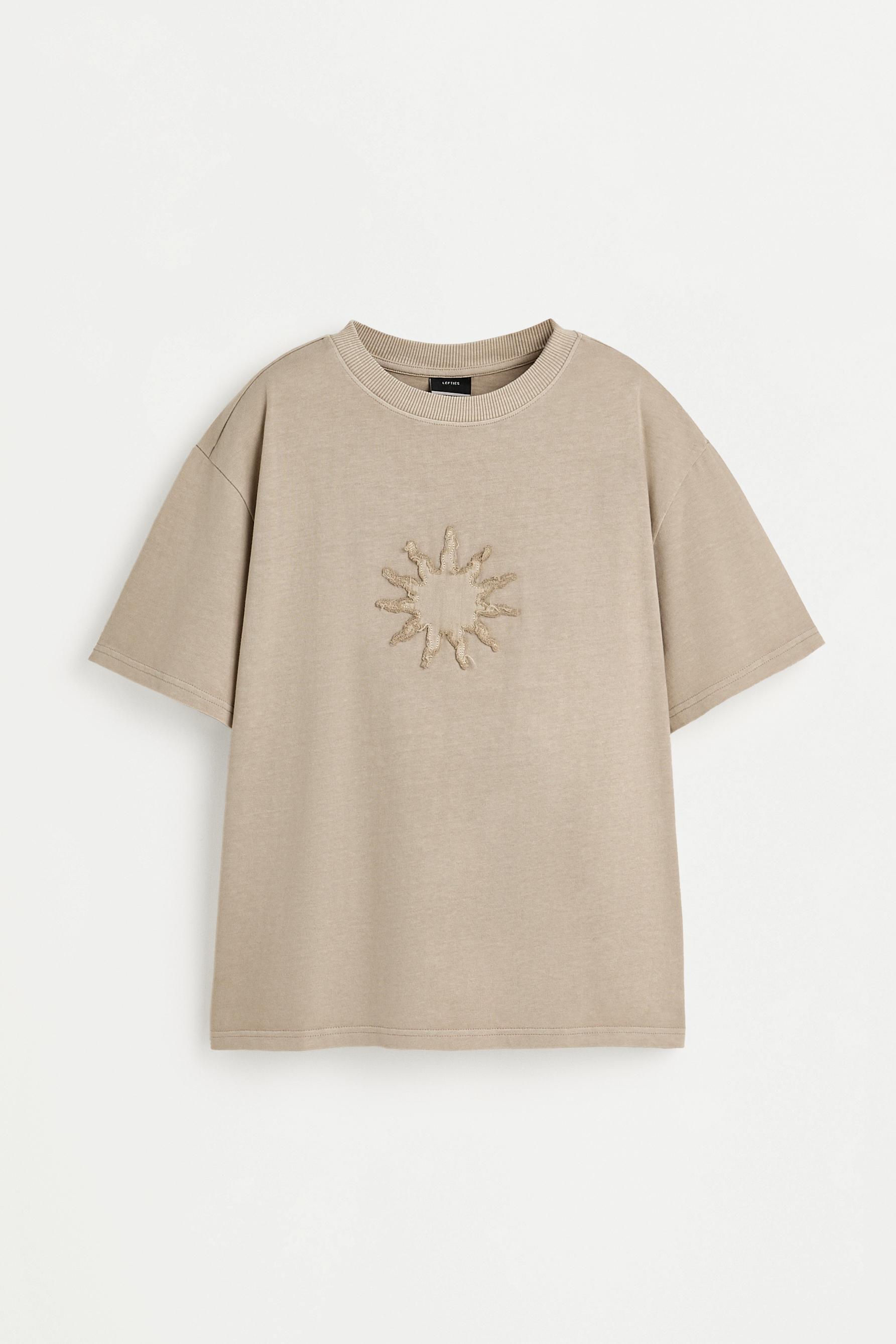 Slogan patch T-shirt — CAMEL