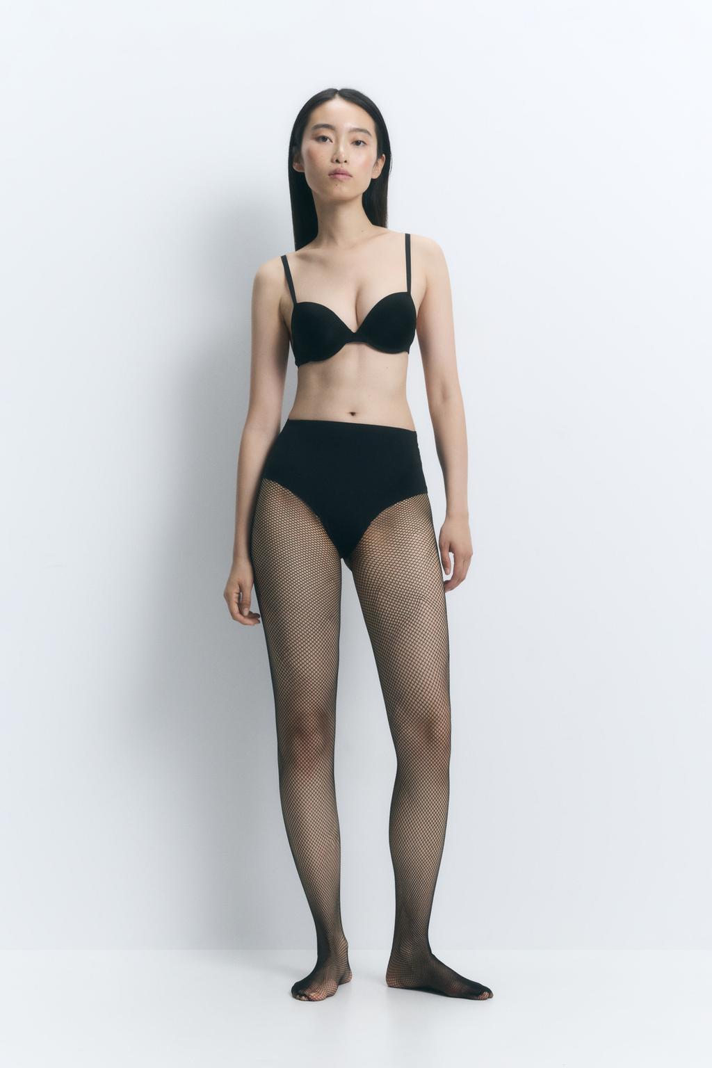 Pack of 2 mesh tights