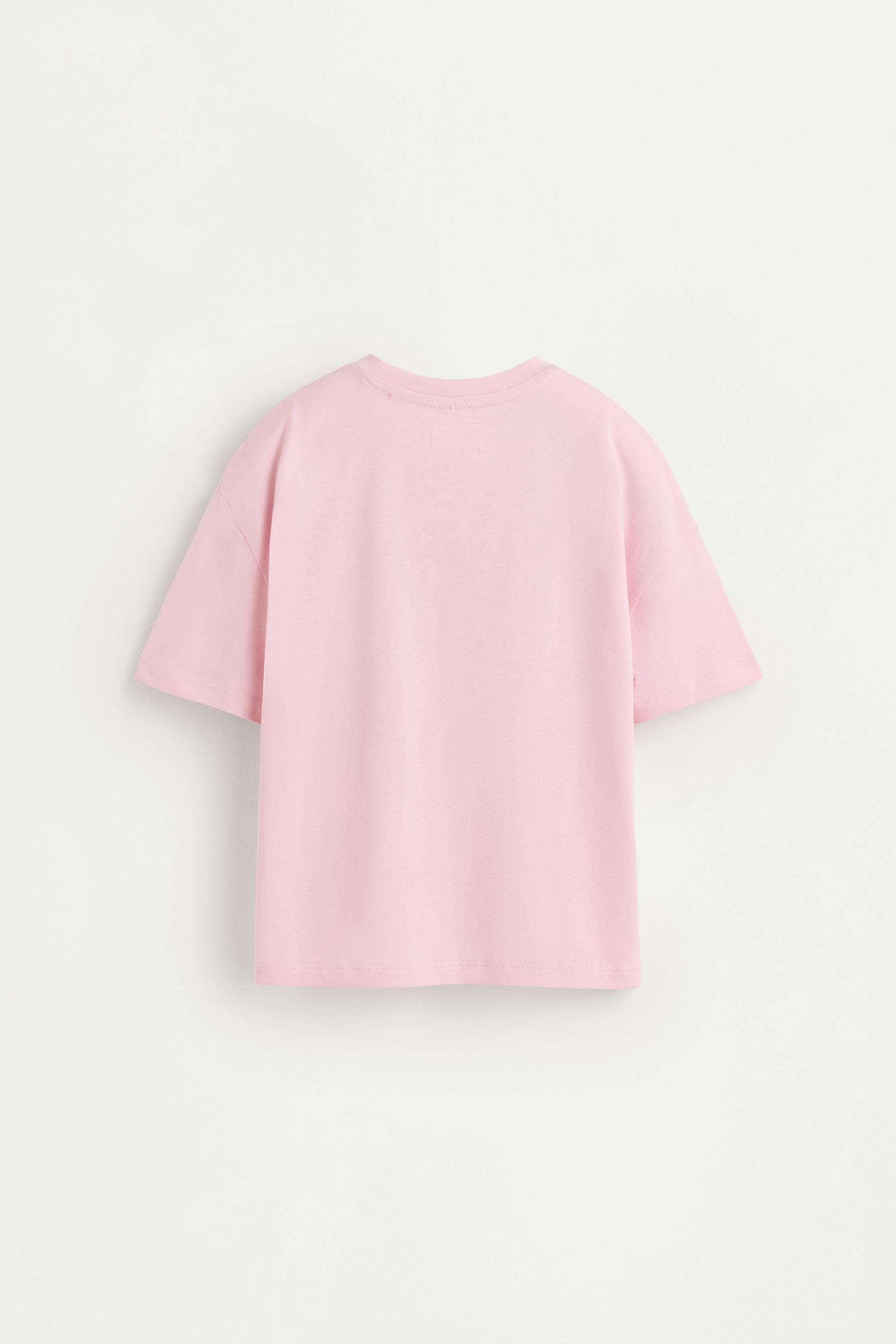 Printed T-shirt — FUCHSIA
