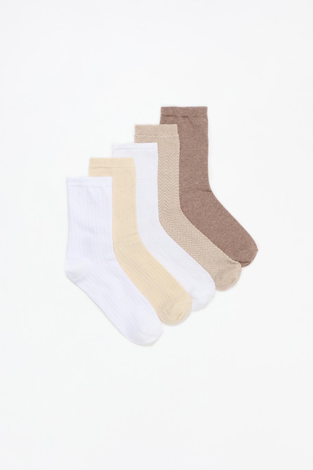 5-pack of textured socks