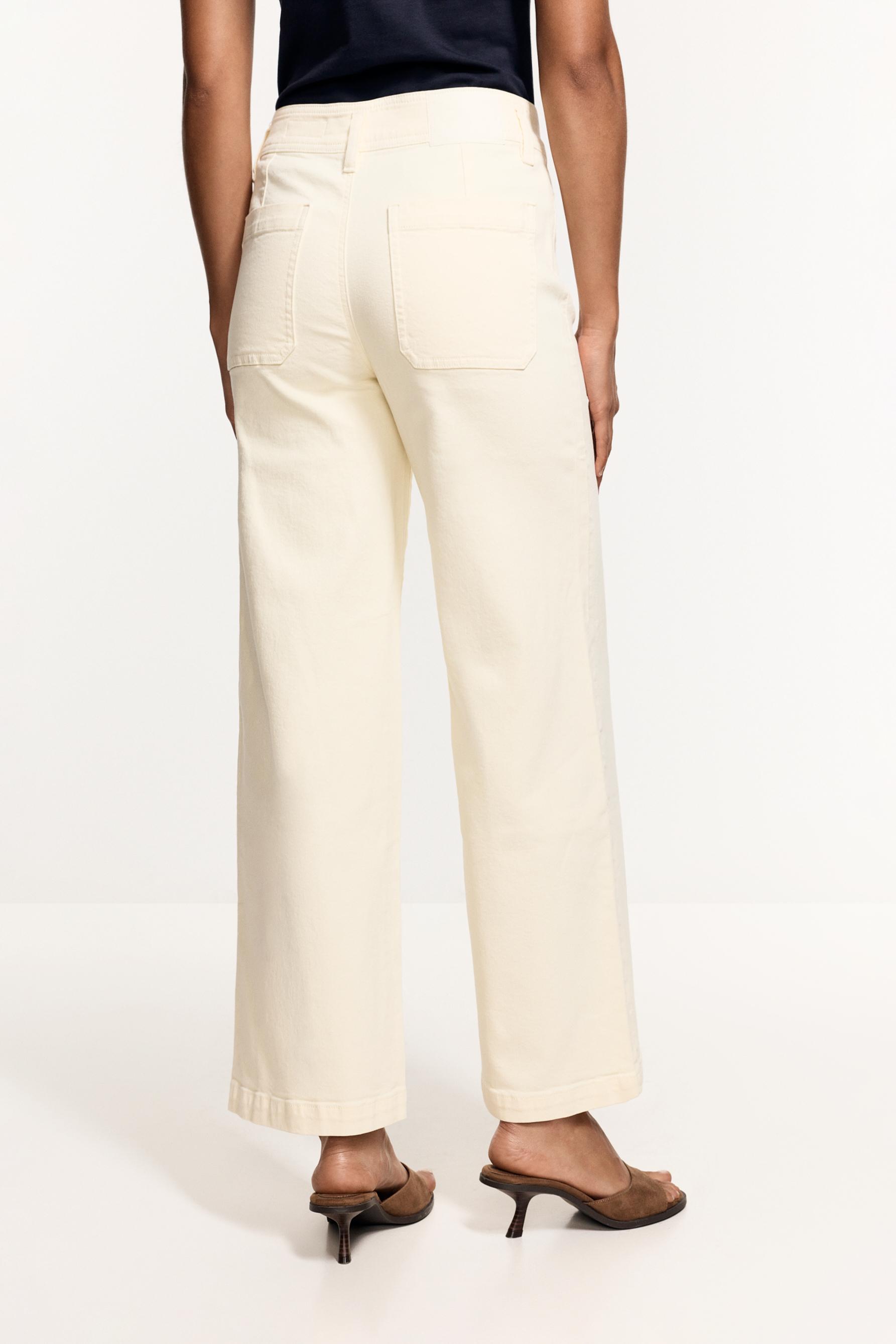 Stretch pocket jeans — PASTEL YELLOW