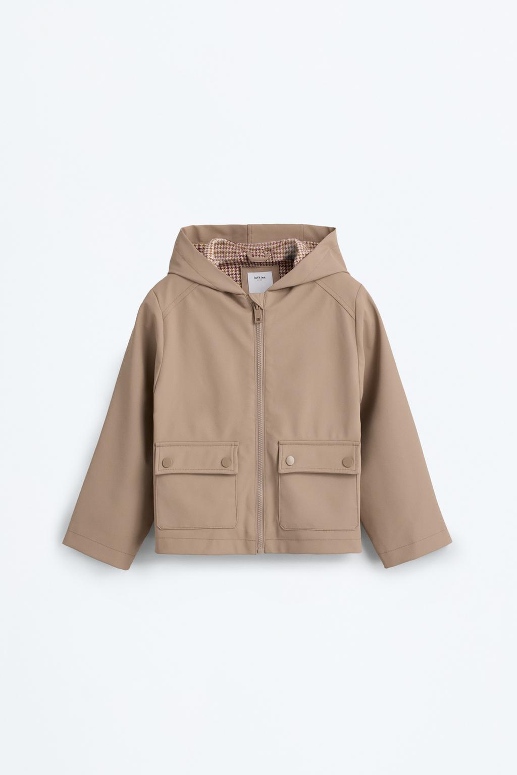Lined rubberised parka