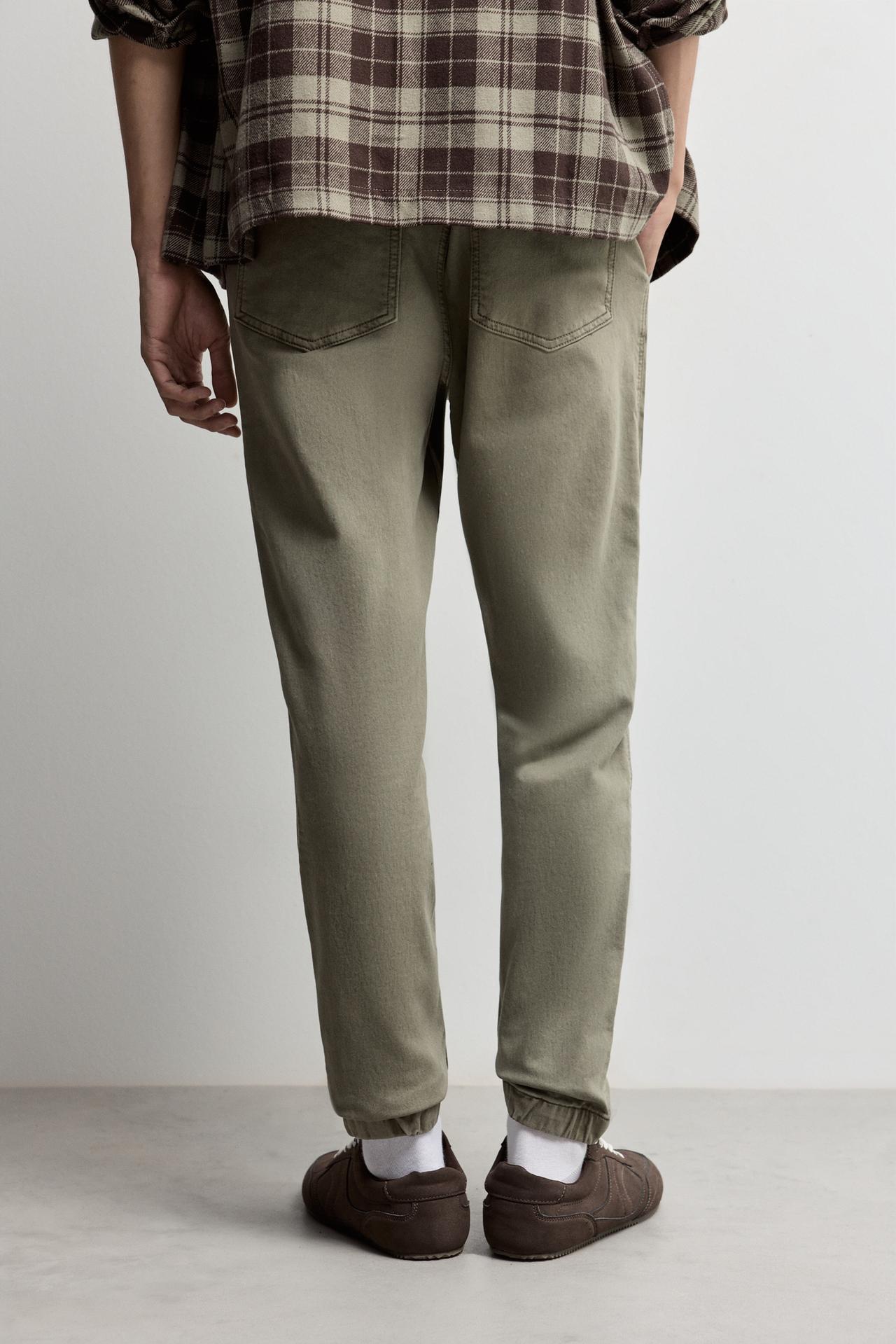 Jogger jeans — PALE GREEN