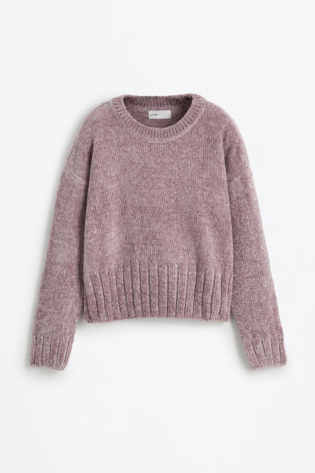 Jersey chenilla cuello redondo