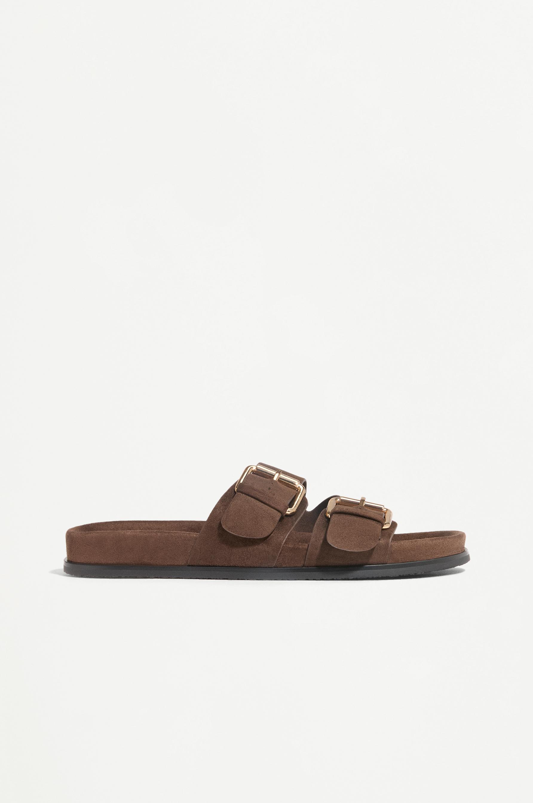 Zueco hebilla piel - Zapatillas - ZAPATOS - Hombre | LEFTIES España