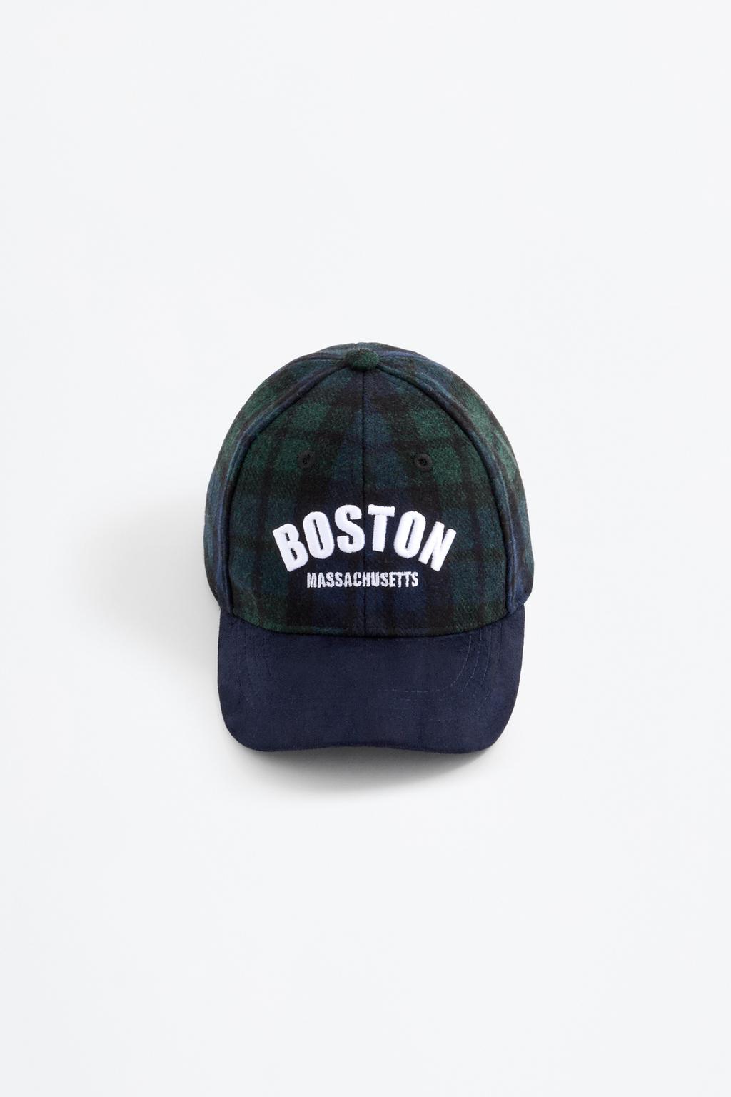 Curved flannel cap