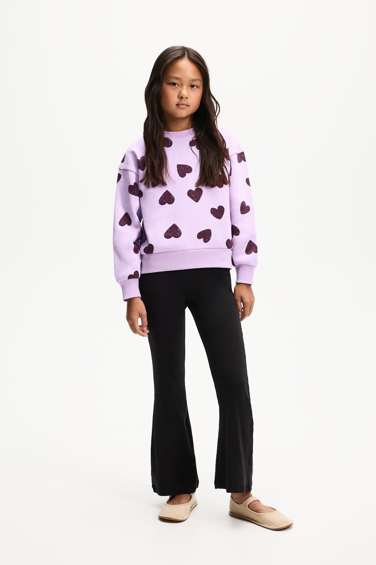 Printed sweatshirt — MAUVE PINK