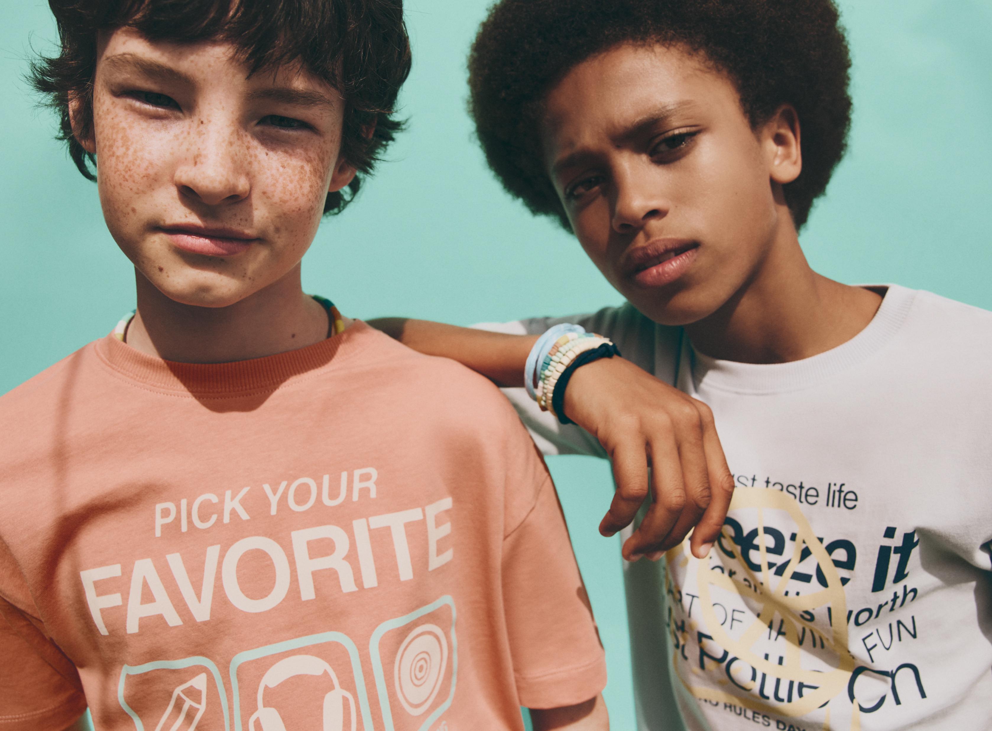 Printed T-shirt — BURNT ORANGE