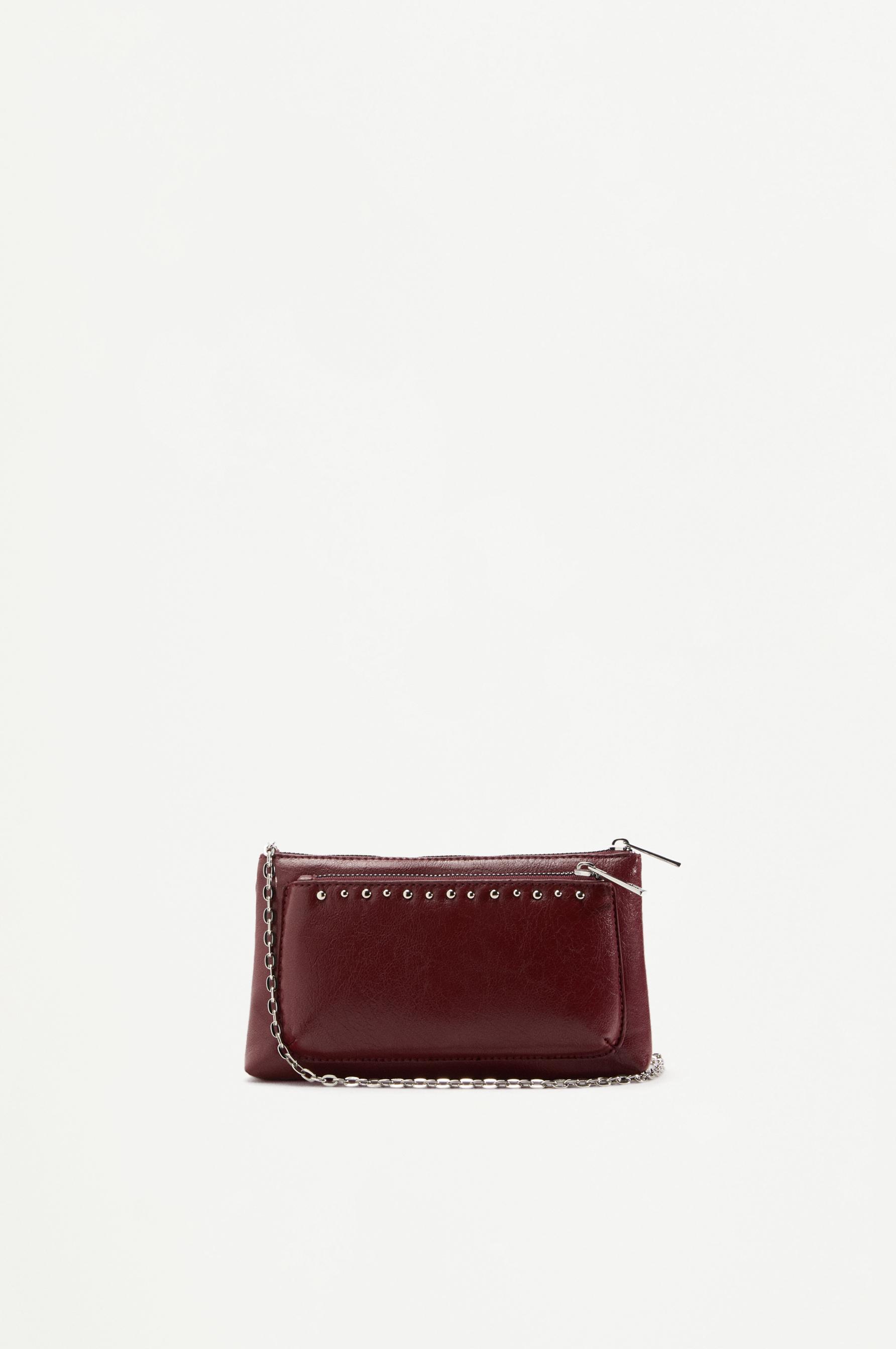 Crossbody bag — BURGUNDY