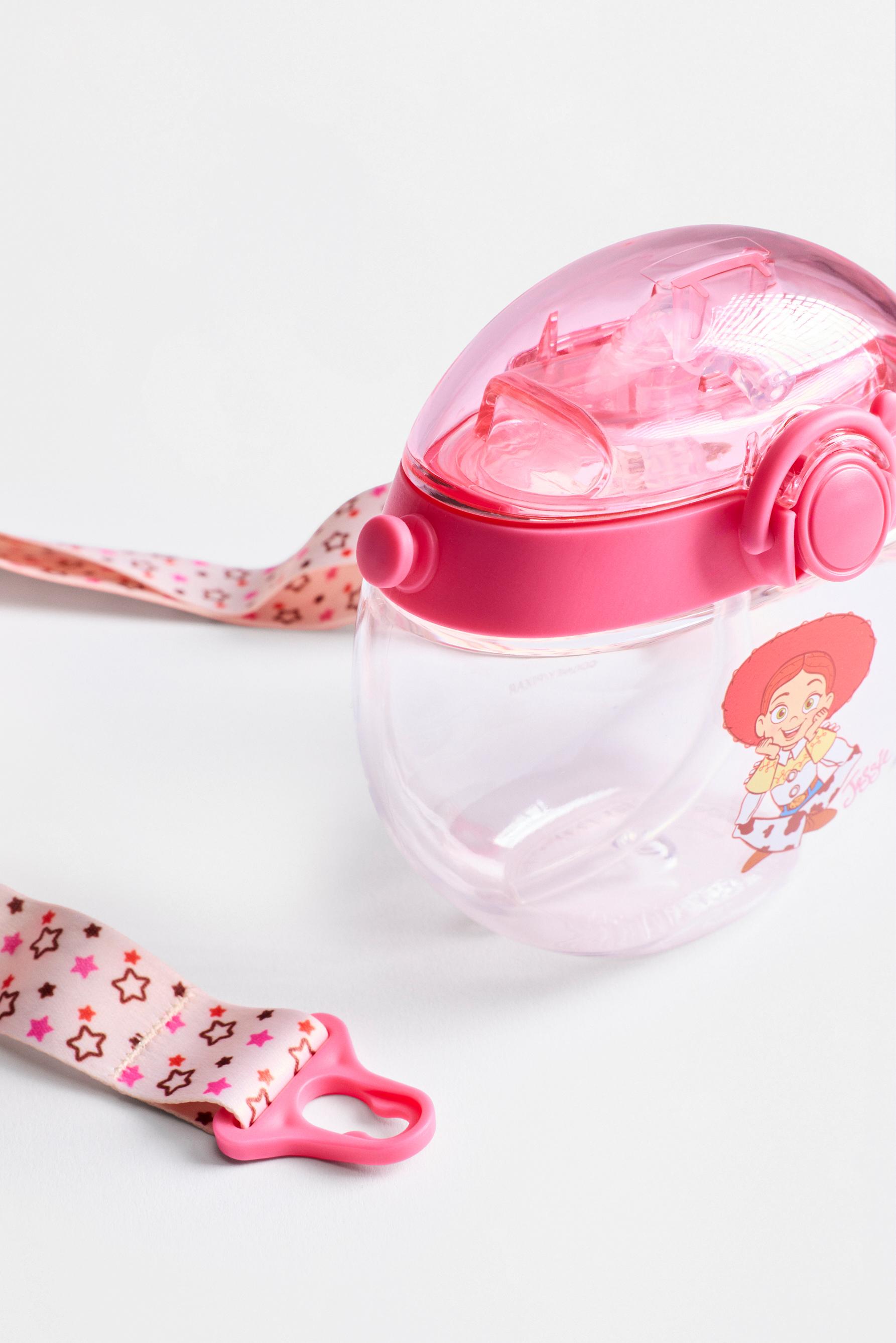 Jessie ©Disney water bottle with handle — PINK