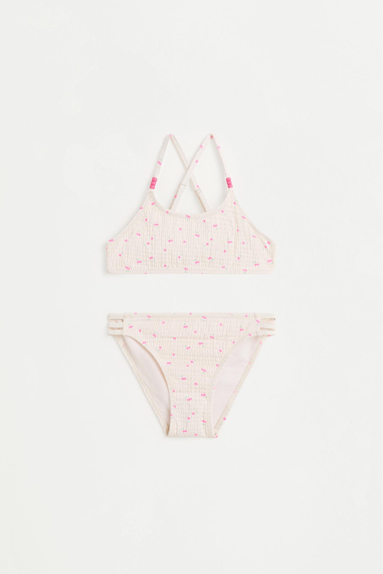 Cherry print bikini — ECRU