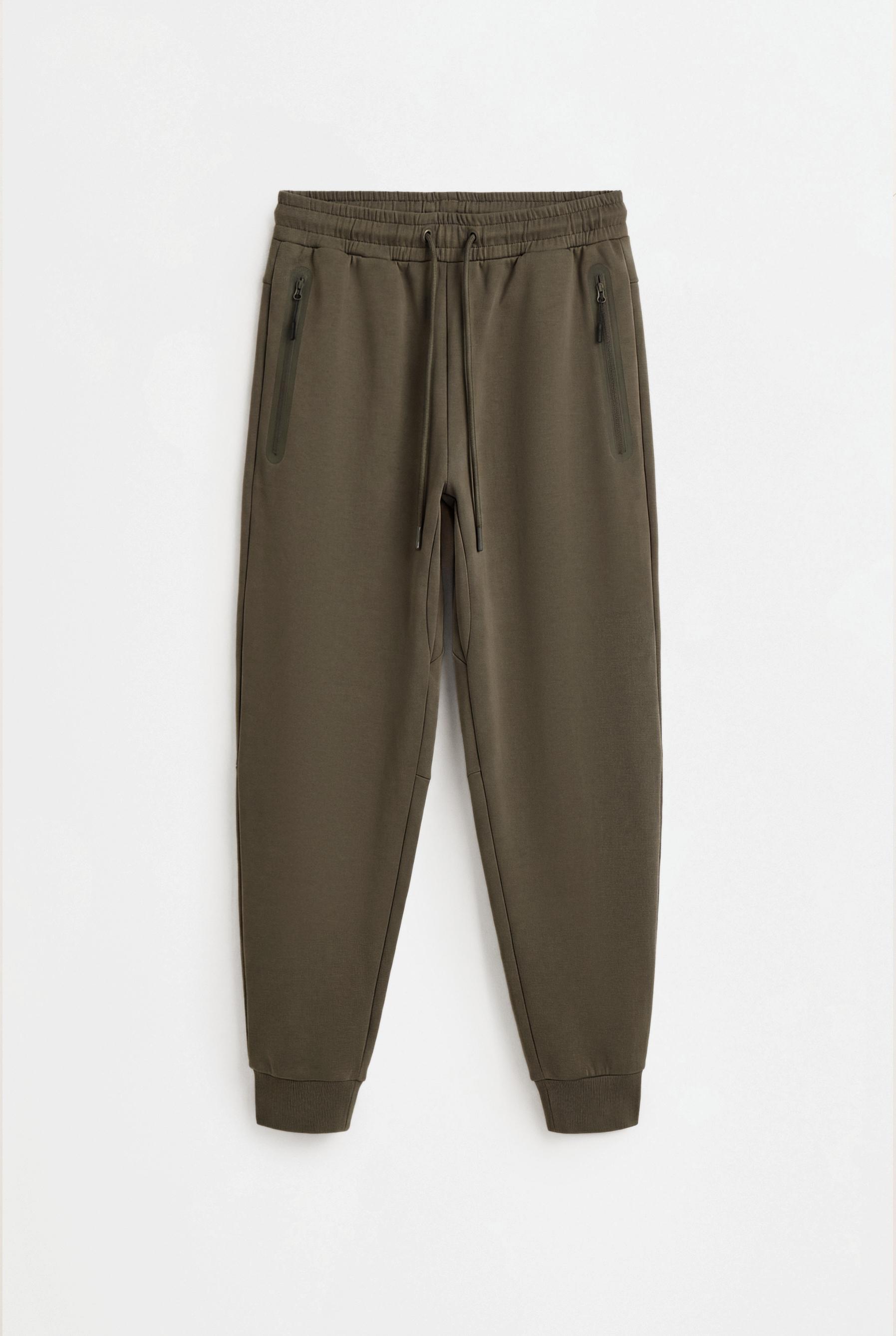 Basic interlock joggers — GREEN