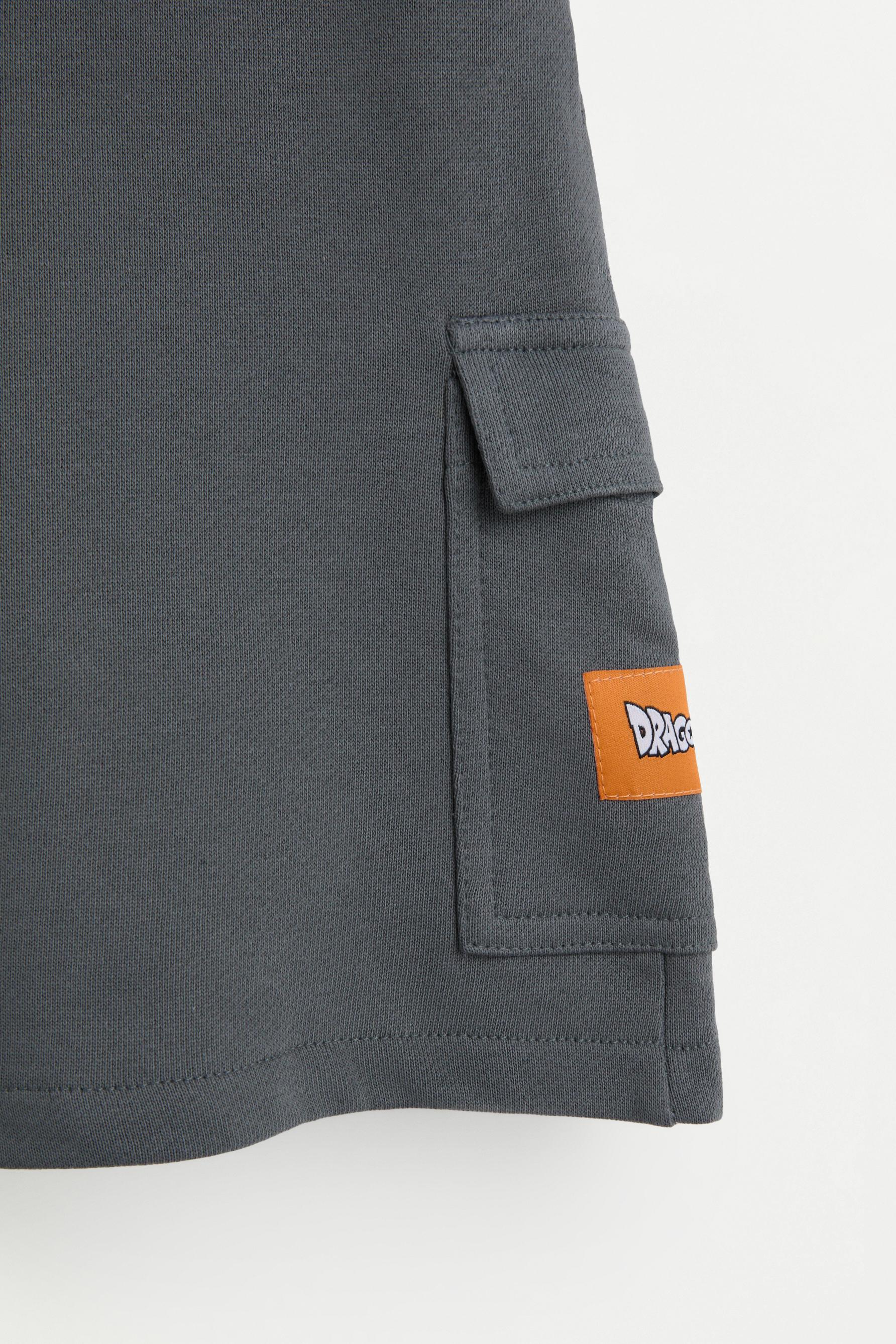 Goten Dragon Ball ©Bird Studio Bermuda shorts — ANTHRACITE GREY